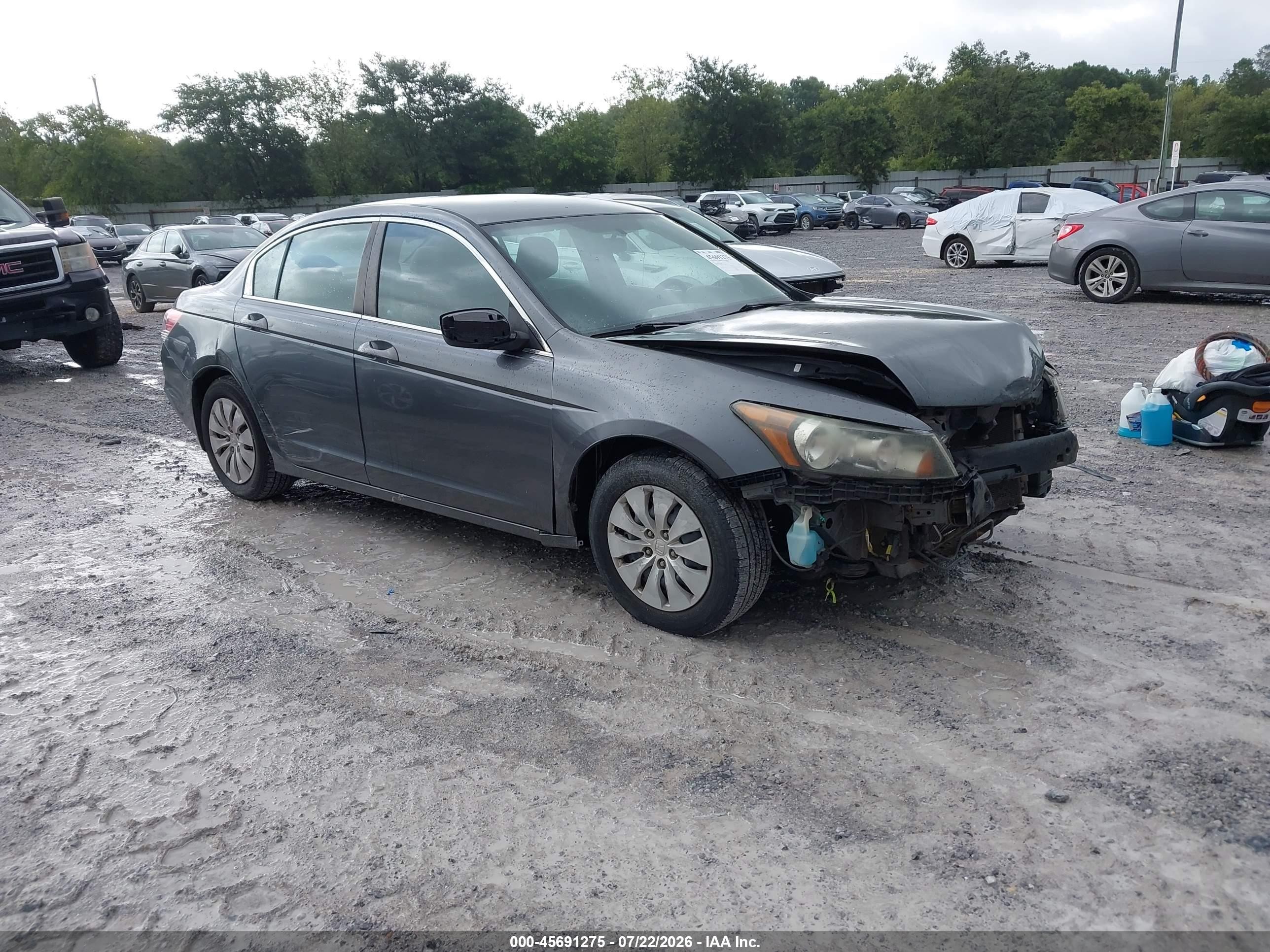 2010 Honda Accord LX, VIN 1HGCP2F3XAA044347 — Front end