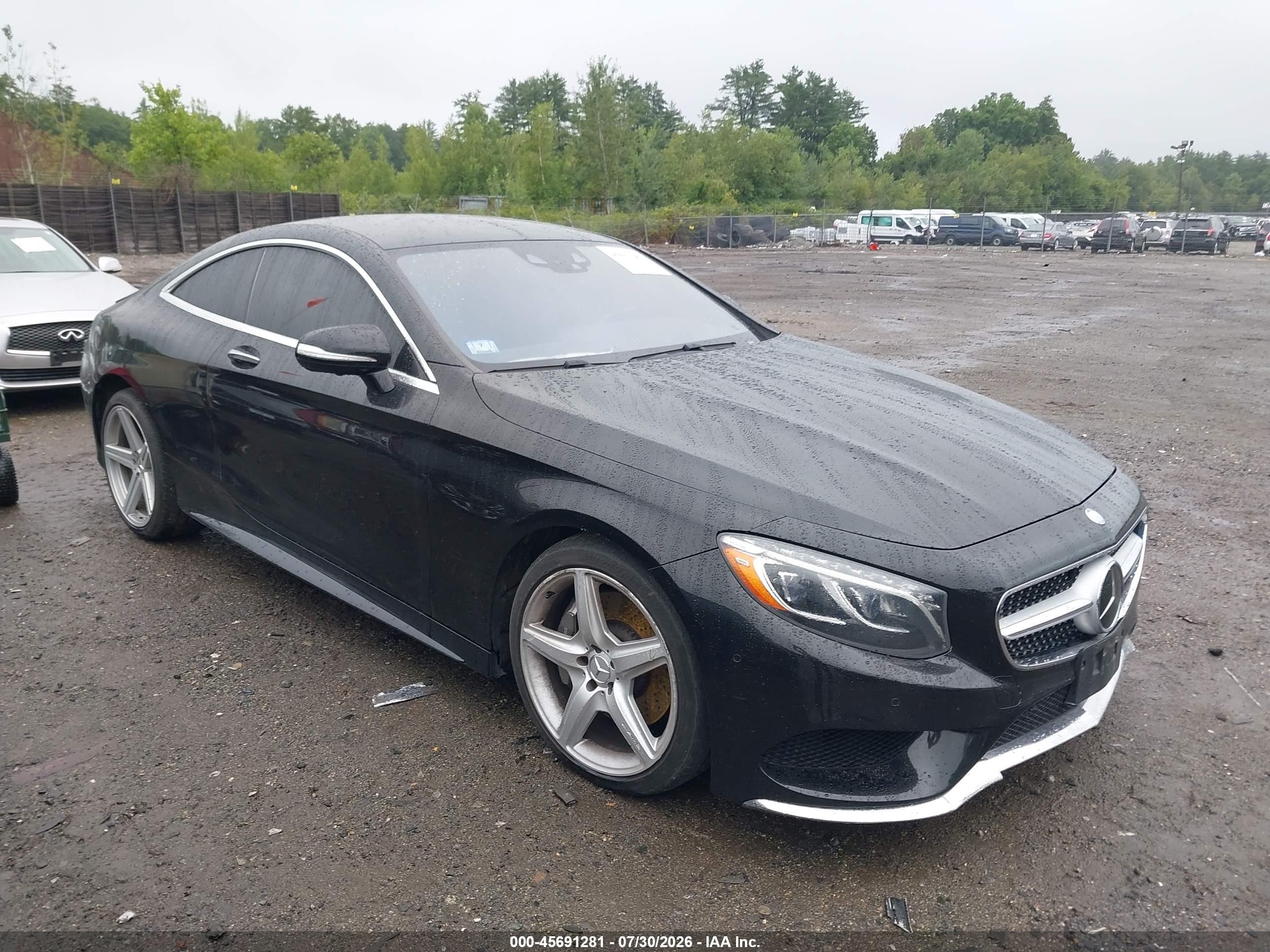 2015 Mercedes-Benz S 550, VIN WDDXJ8FBXFA007601 — Rear end