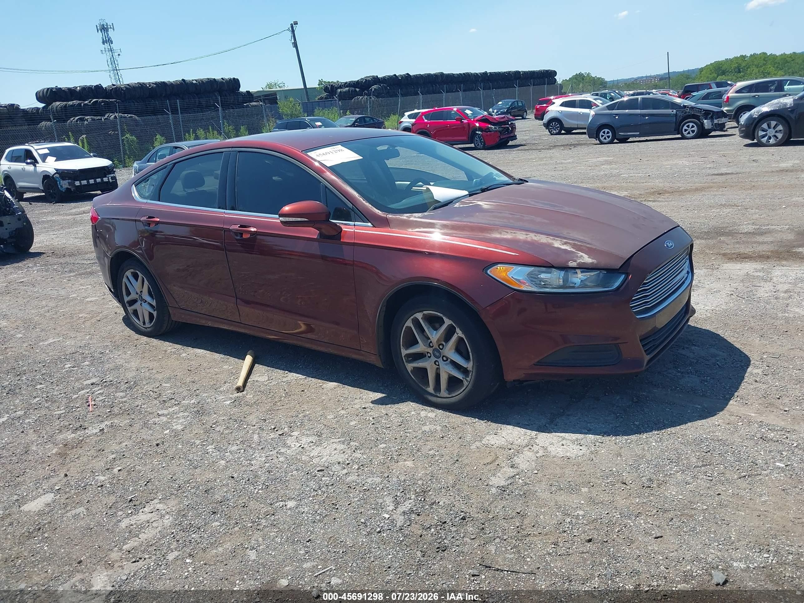 2016 Ford Fusion SE, VIN 3FA6P0H79GR221488 — Зад