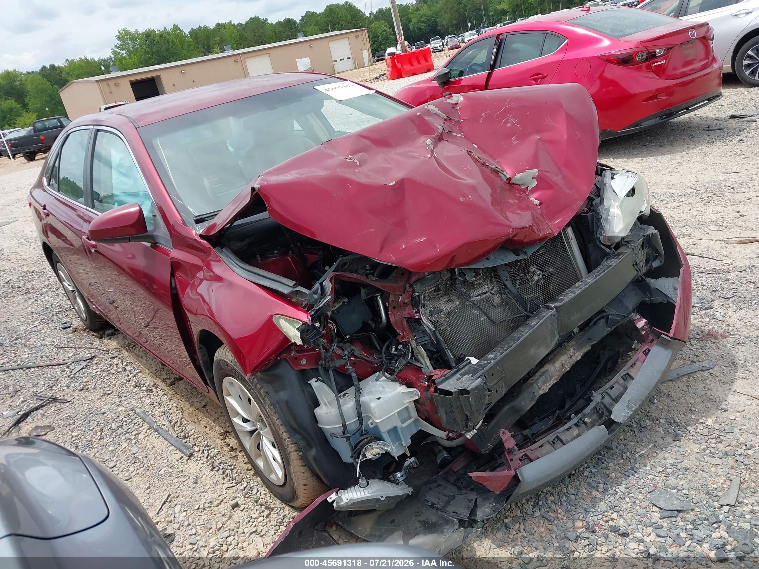 2015 Toyota Camry XSE, VIN 4T1BF1FK3FU903276 — Перед