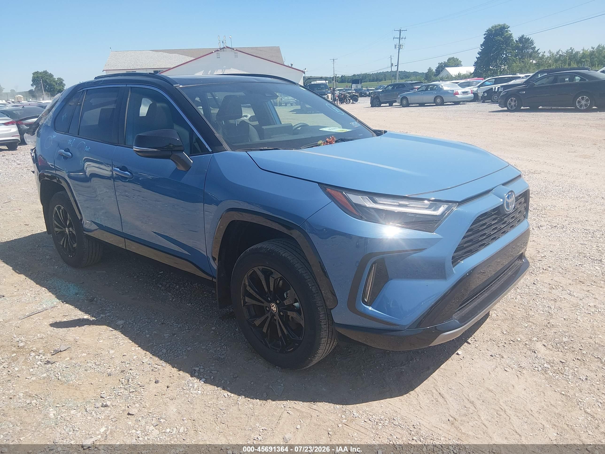 2024 Toyota RAV4 Hybrid XSE, VIN 2T3E6RFV9RW053056 — Rear end