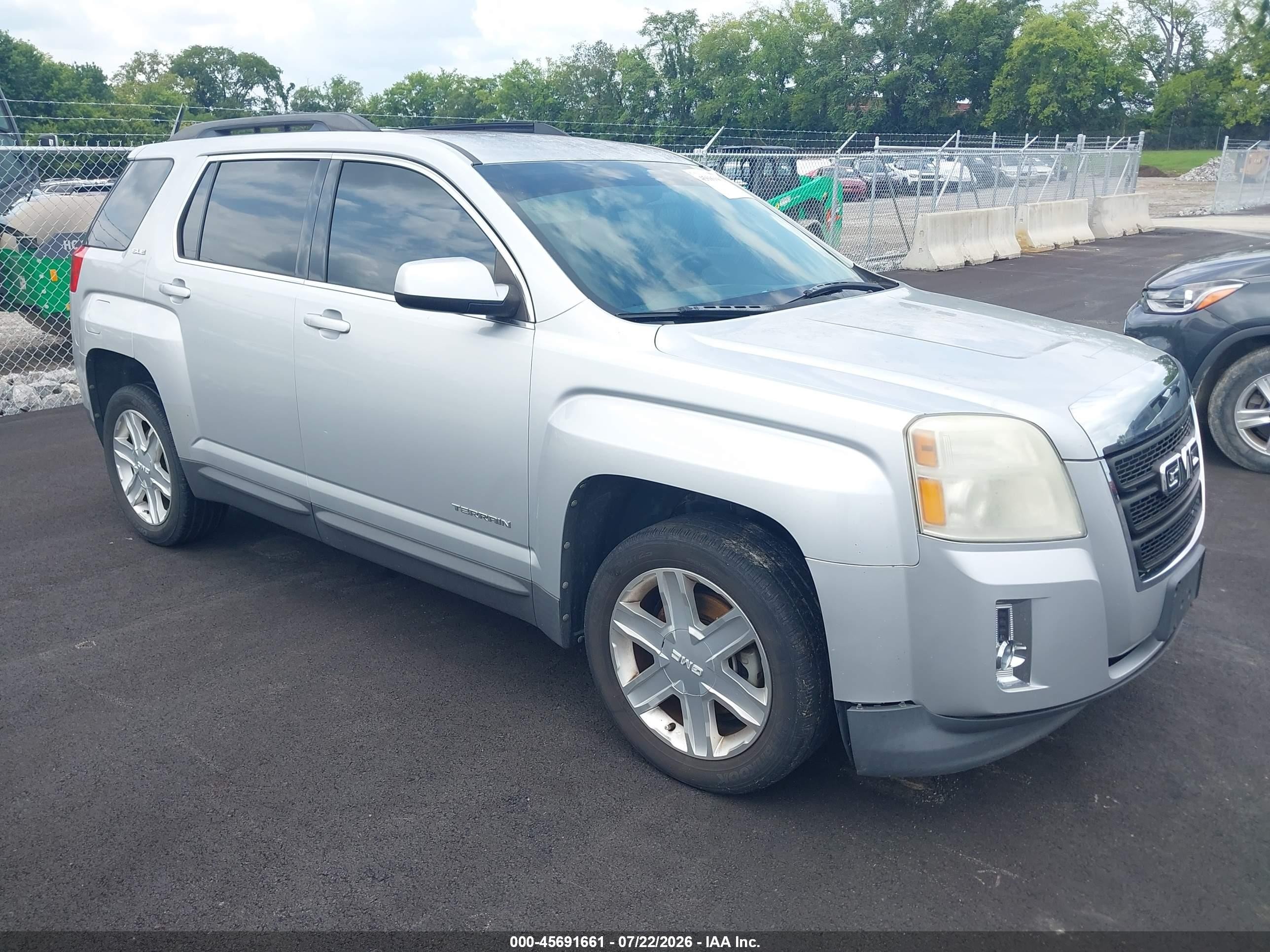 2010 GMC Terrain SLE-2, VIN 2CTALDEW6A6350598 — Обычный износ
