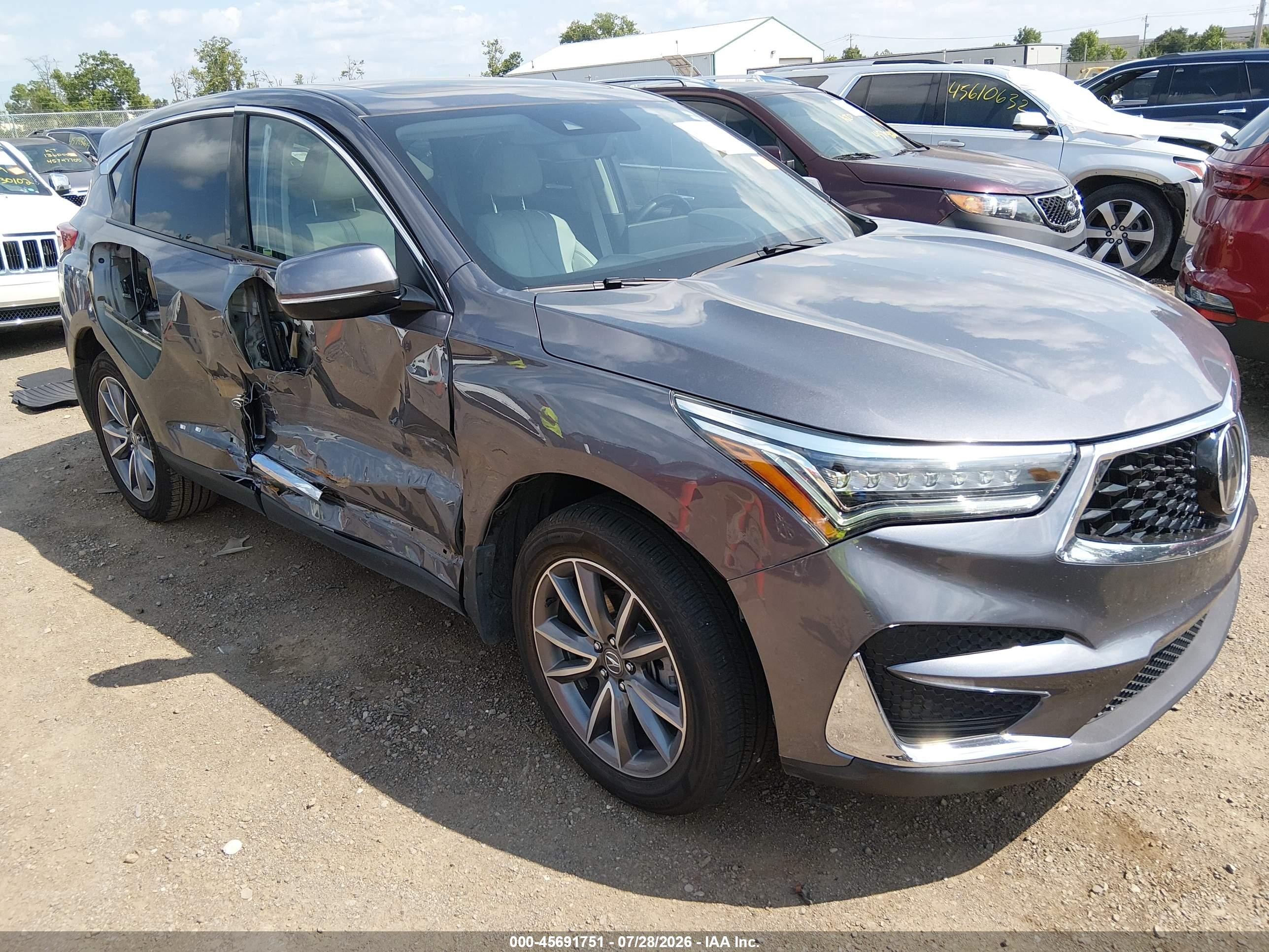 2021 Acura RDX Technology, VIN 5J8TC1H51ML001951 — Side
