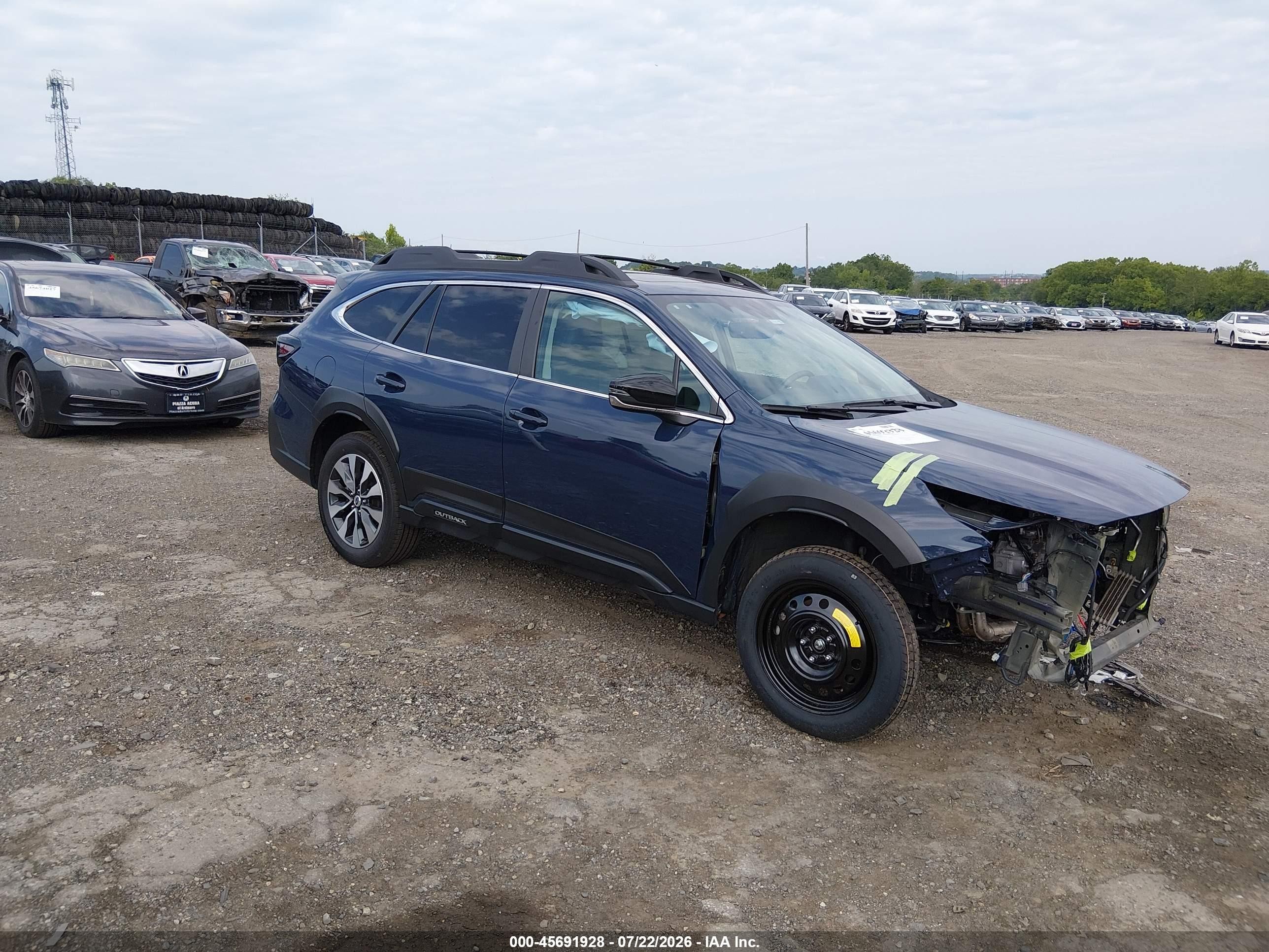 2024 Subaru Outback Limited, VIN 4S4BTANC8R3164628 — Front end