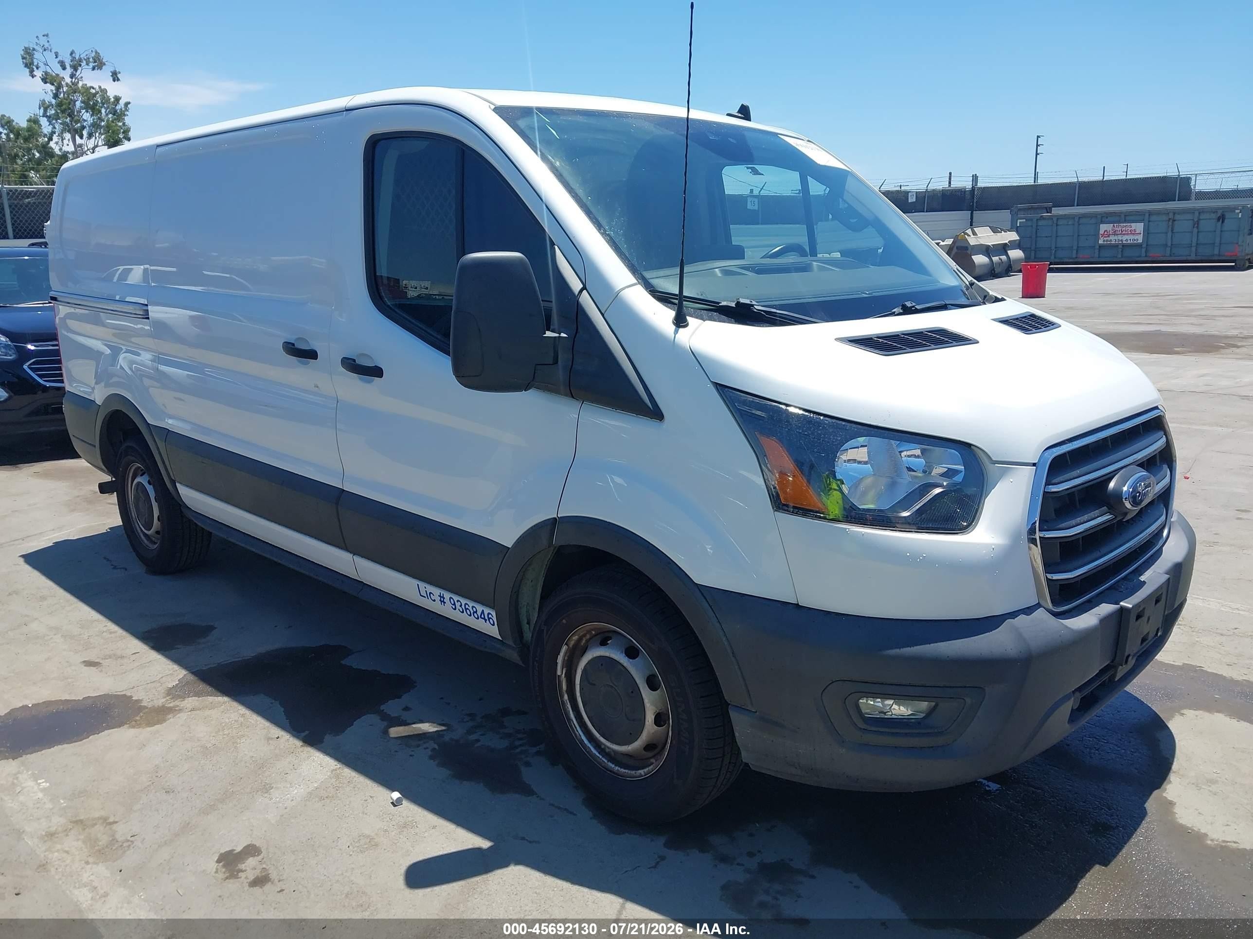 2020 Ford Transit Cargo, VIN 1FTYE1Y88LKA59407 — Rear end
