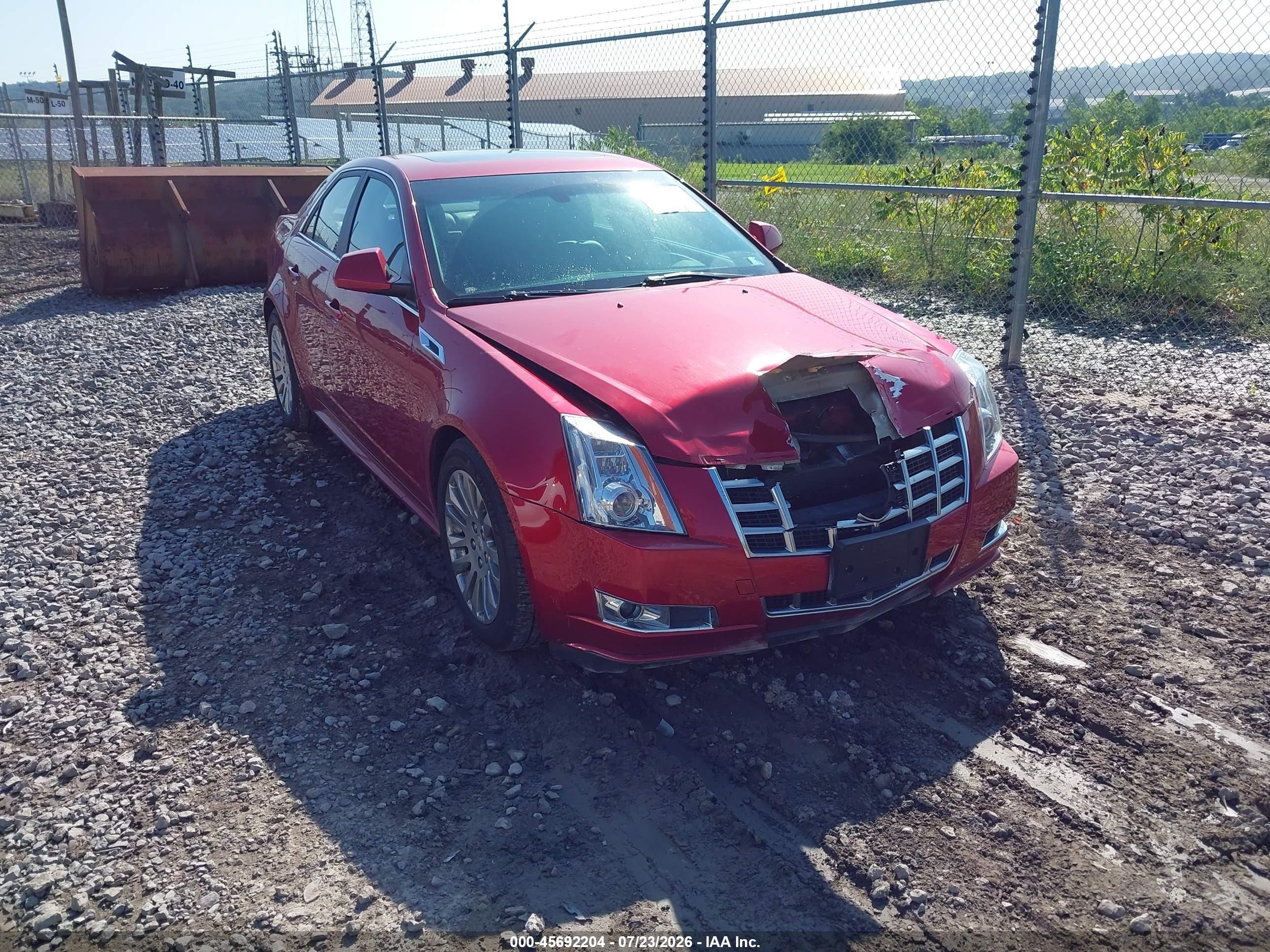 2013 Cadillac CTS Premium, VIN 1G6DS5E37D0113206 — Front end