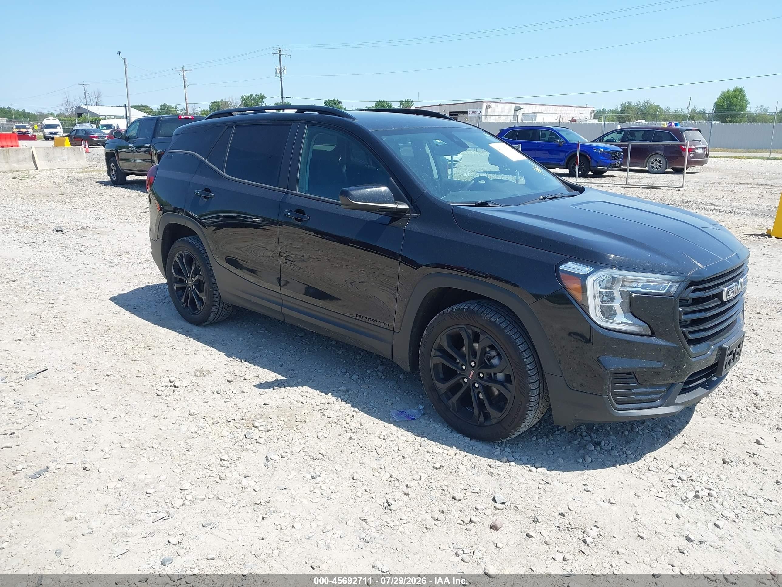 2022 GMC Terrain SLE, VIN 3GKALTEV9NL293381 — Hail