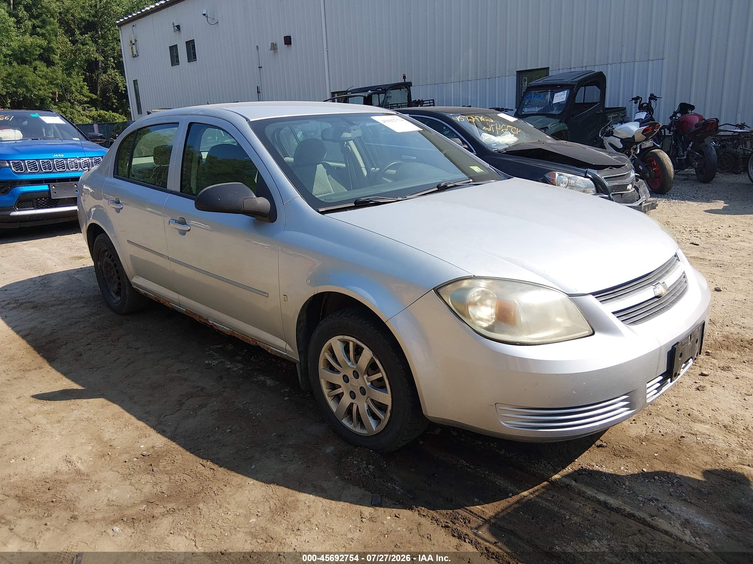 2009 Chevrolet Cobalt LS, VIN 1G1AS58H497278564 — Обычный износ