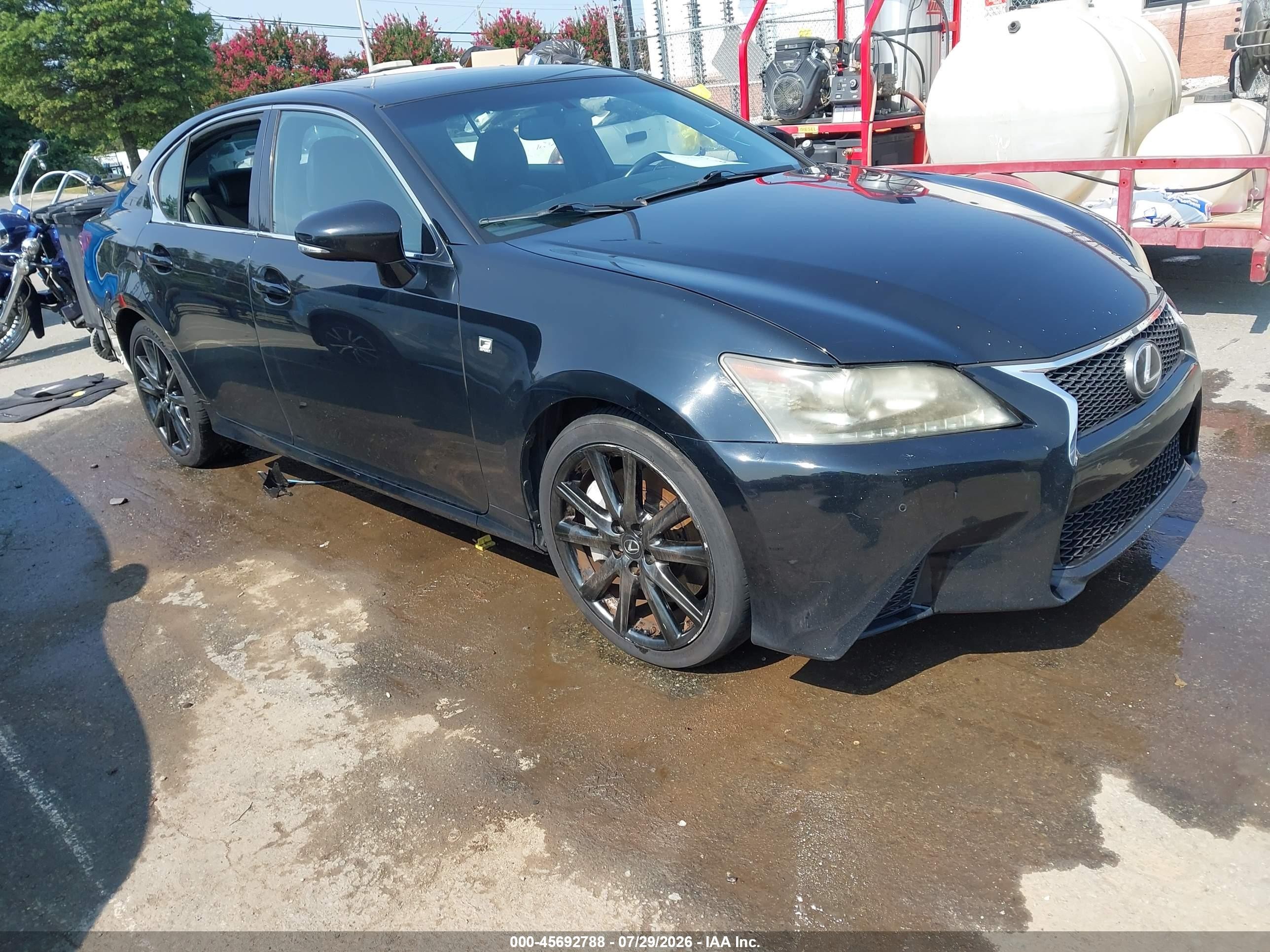 2014 Lexus GS 350, VIN JTHBE1BL8E5033778 — Rear end