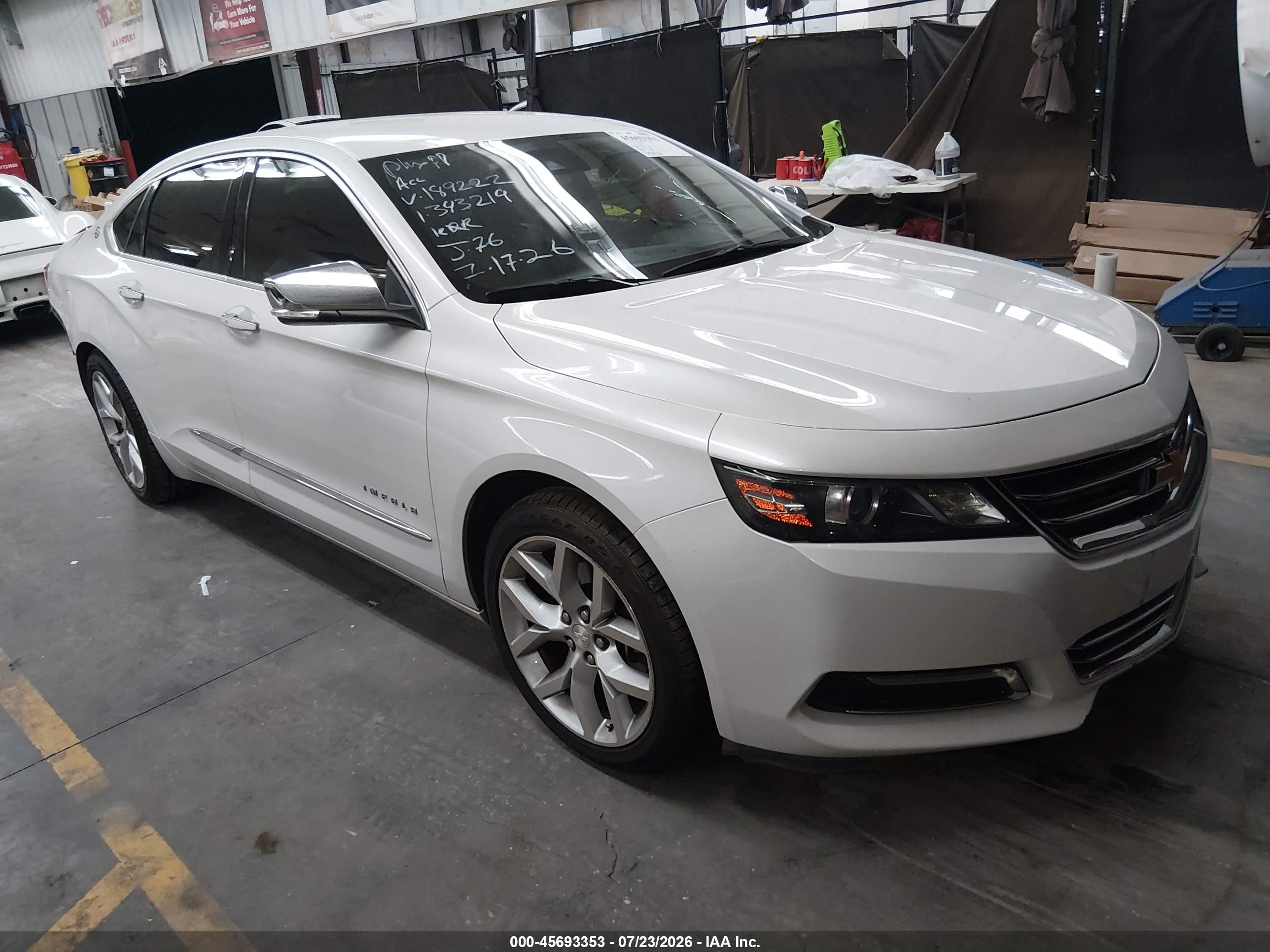 2017 Chevrolet Impala Premier, VIN 2G1145S37H9189222 — Side