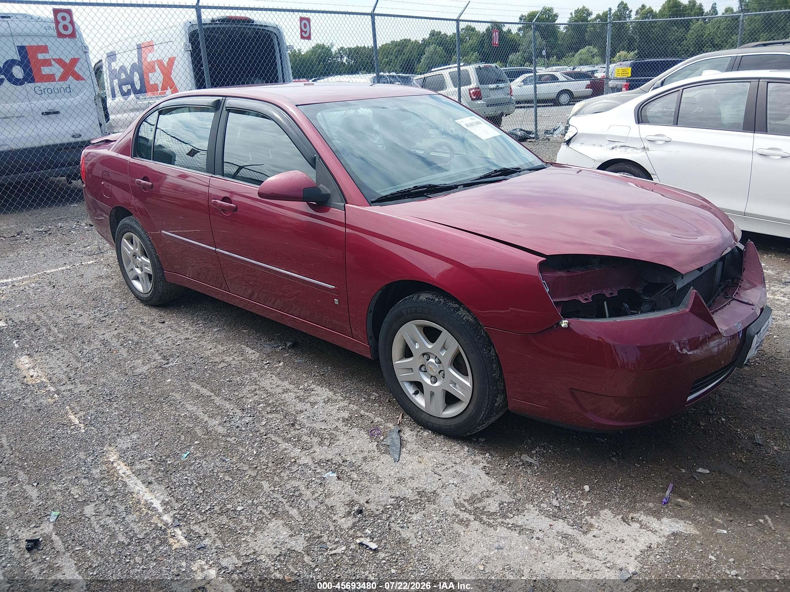 2006 Chevrolet Malibu 2LT, VIN 1G1ZT51846F256849 — Front end