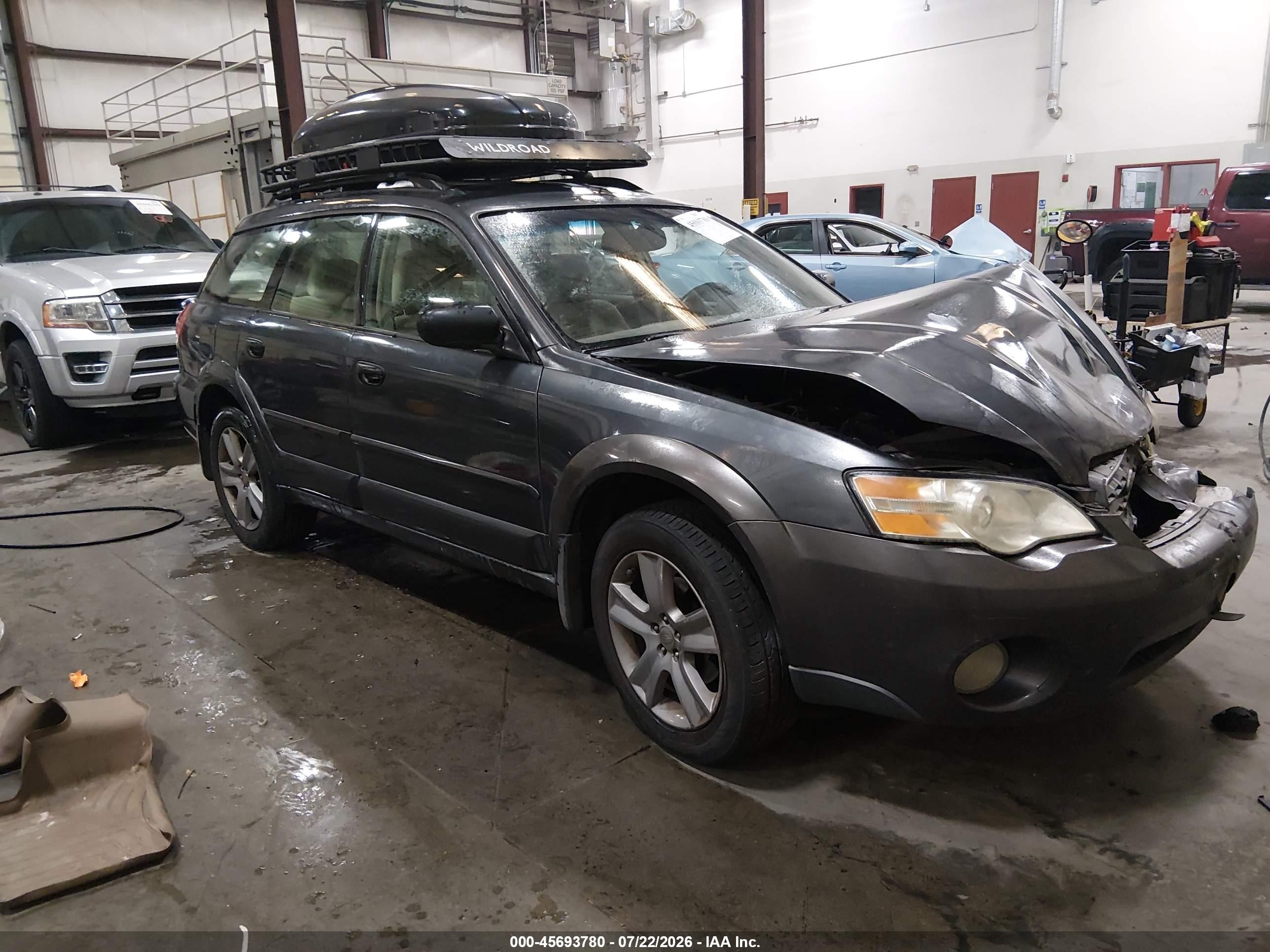 2007 Subaru Legacy Outback Basic, VIN 4S4BP61C677344283 — Перед