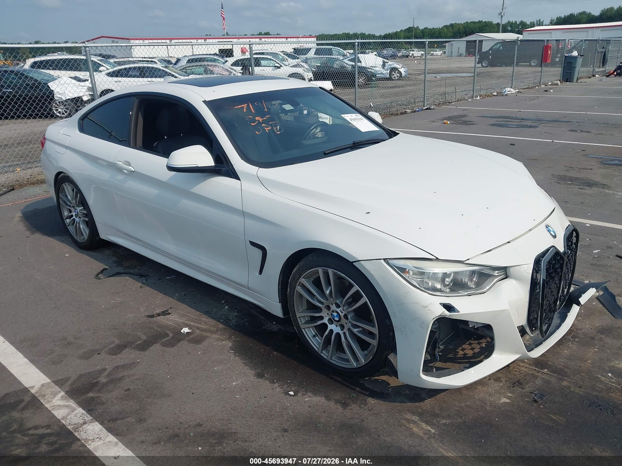 2015 BMW 4 Series 428i, VIN WBA3N7C51FK222491 — Front end
