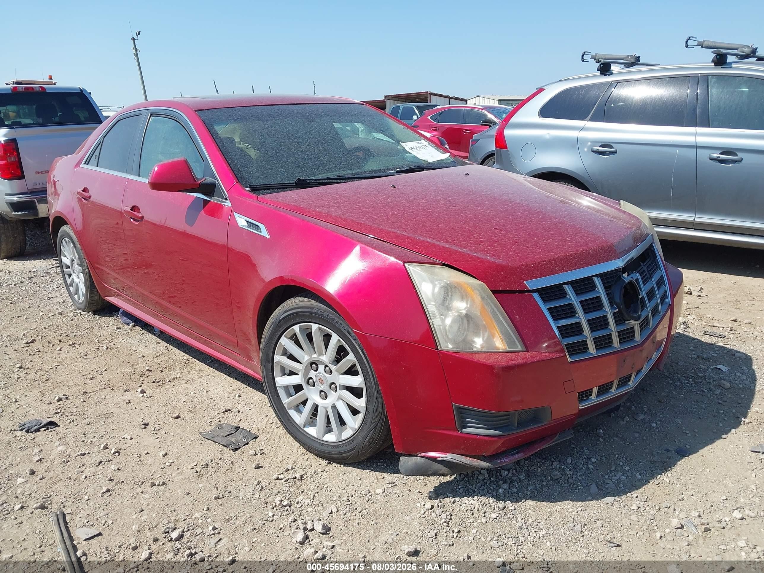 2013 Cadillac CTS Luxury, VIN 1G6DH5E5XD0103818 — Front end