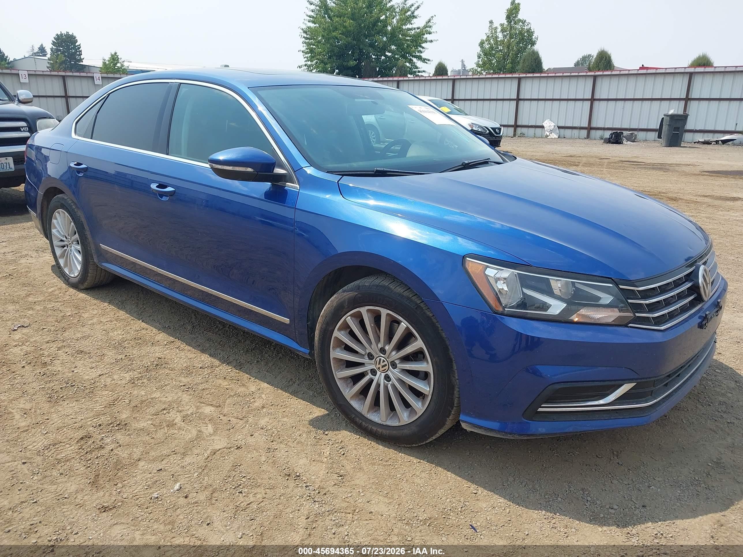 2017 Volkswagen Passat SE, VIN 1VWBT7A30HC025070 — Side