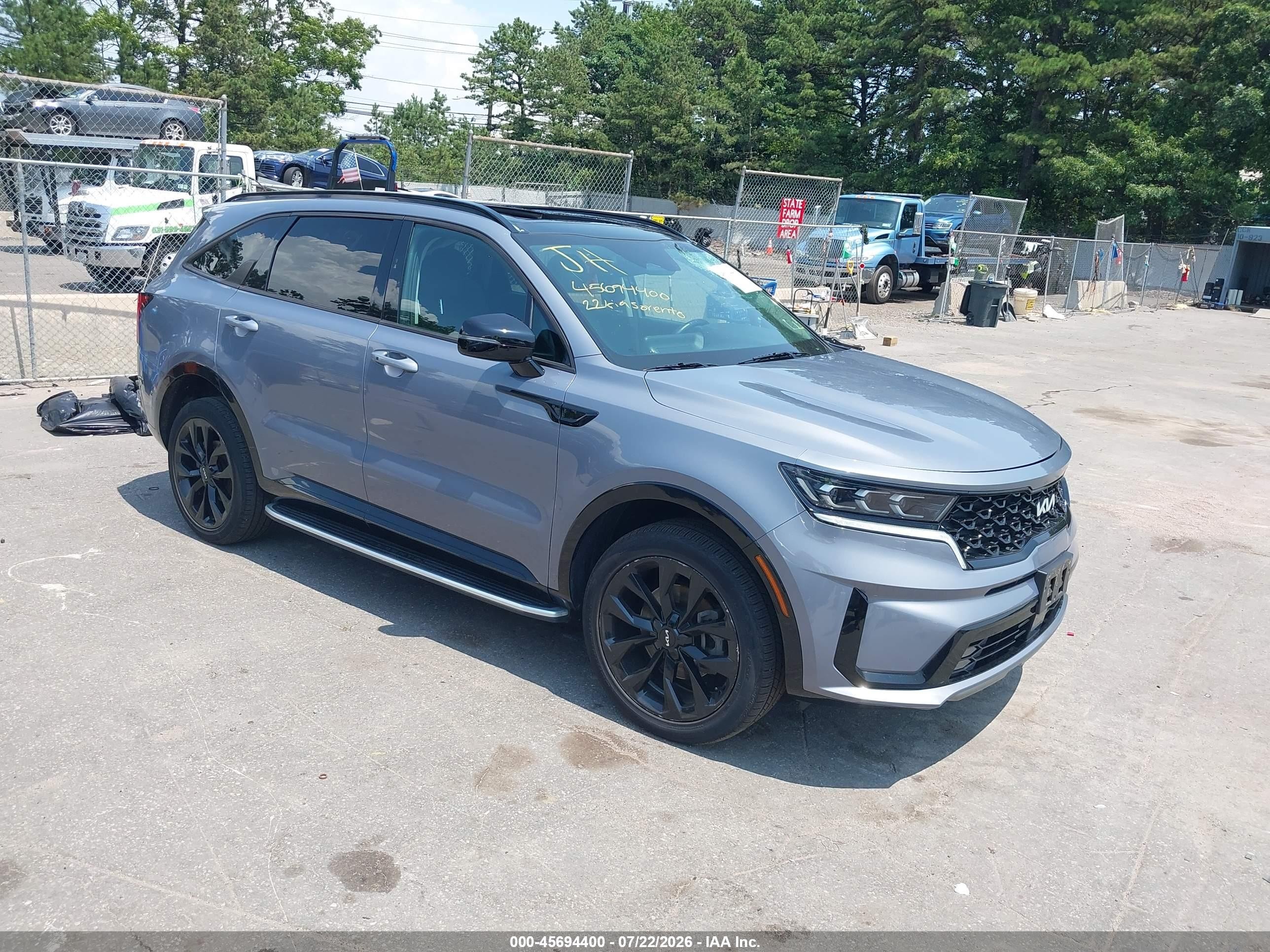2022 Kia Sorento X-Line SX Prestige, VIN 5XYRKDLF4NG097052 — Roof
