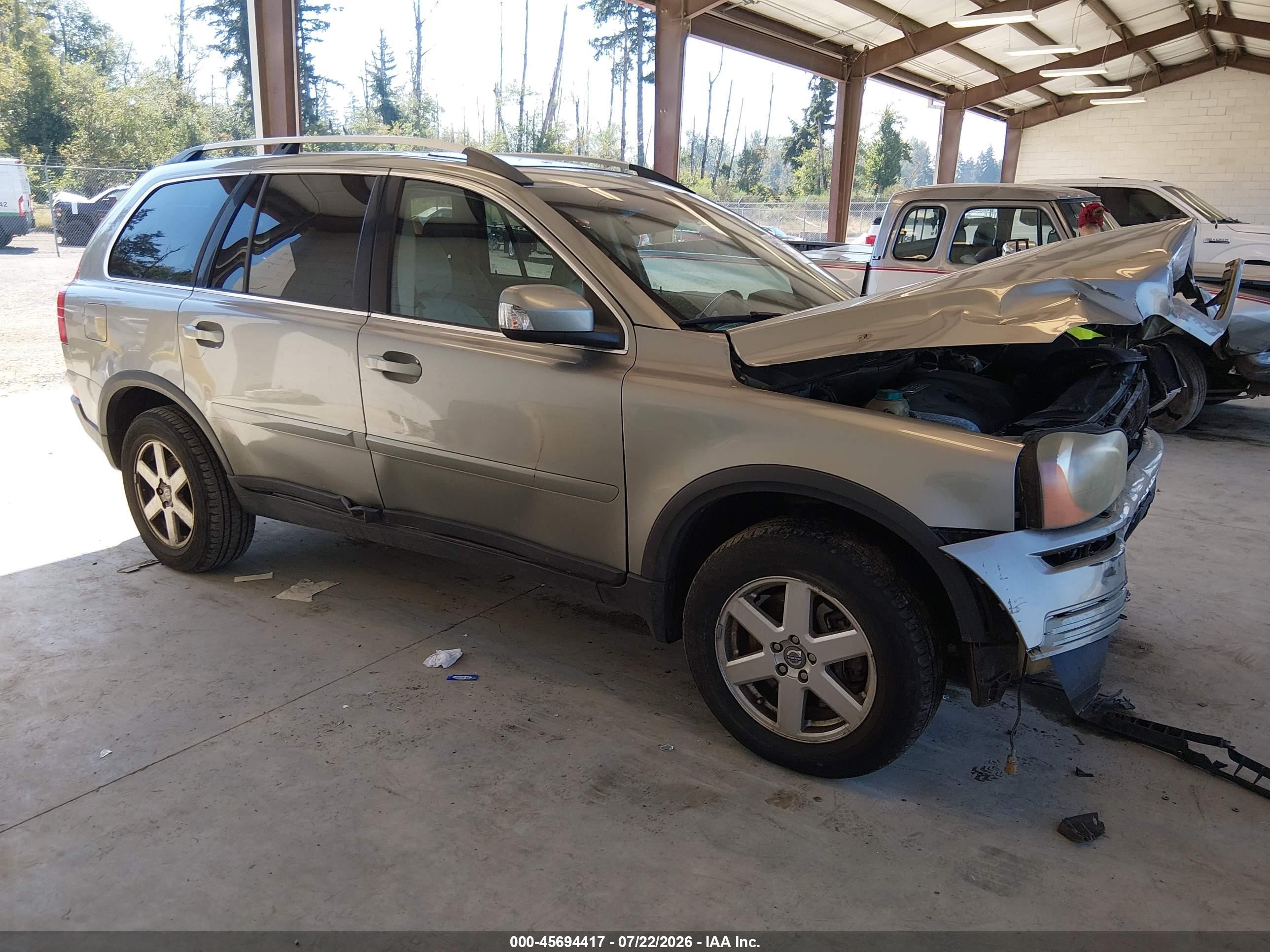 2007 Volvo XC90 I6, VIN YV4CZ982671401695 — Front end
