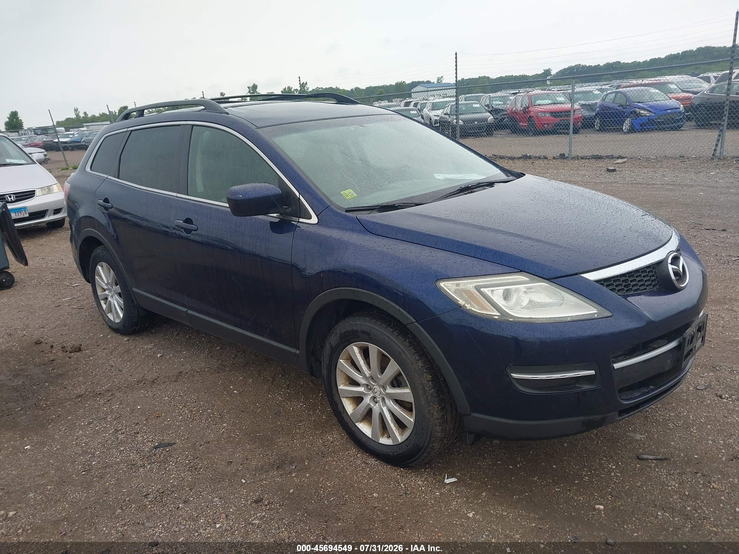 2007 Mazda CX-9 Touring, VIN JM3TB28Y270120123 — Normal wear