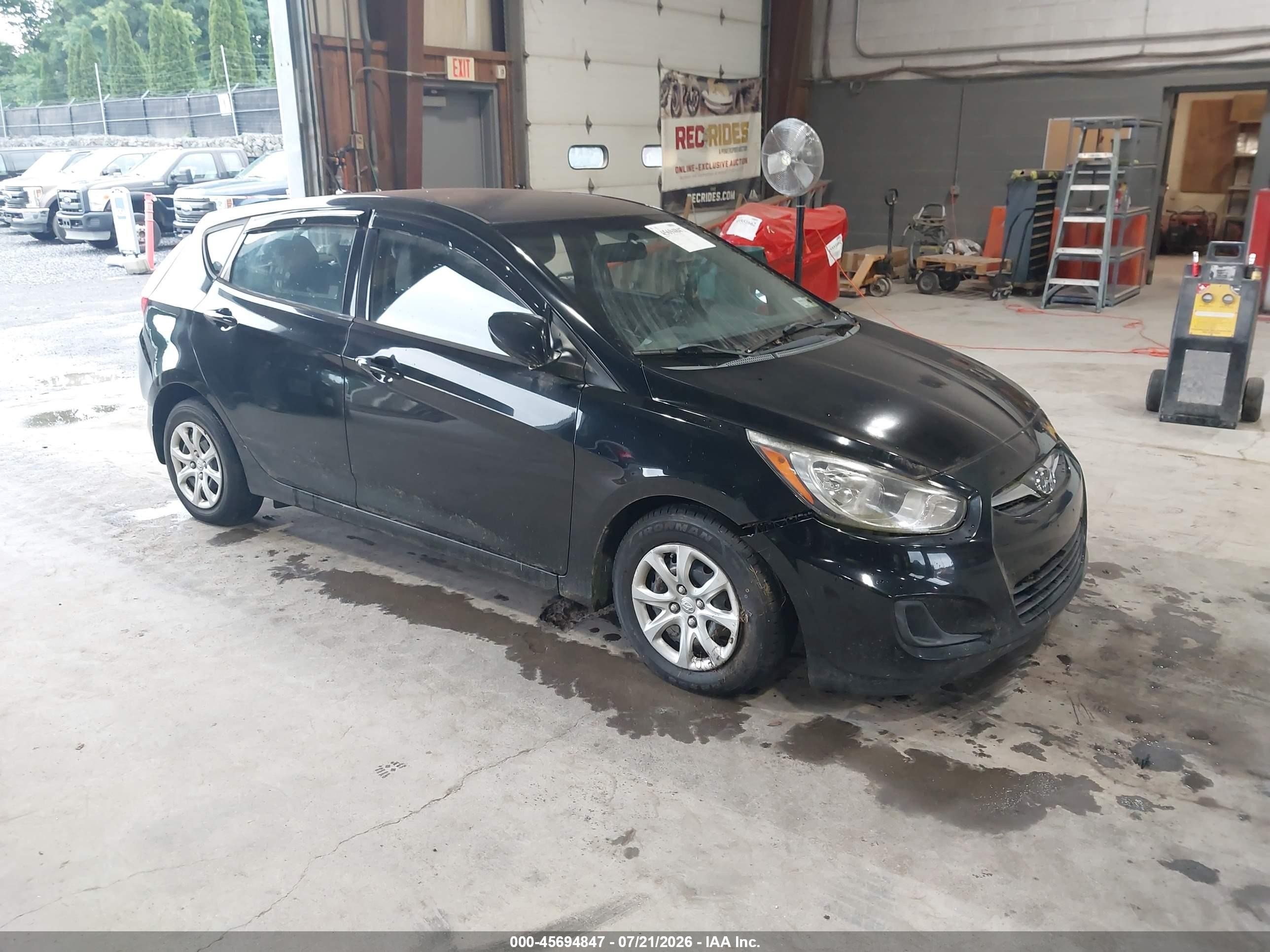 2012 Hyundai Accent GS, VIN KMHCT5AE5CU058688 — Normal wear