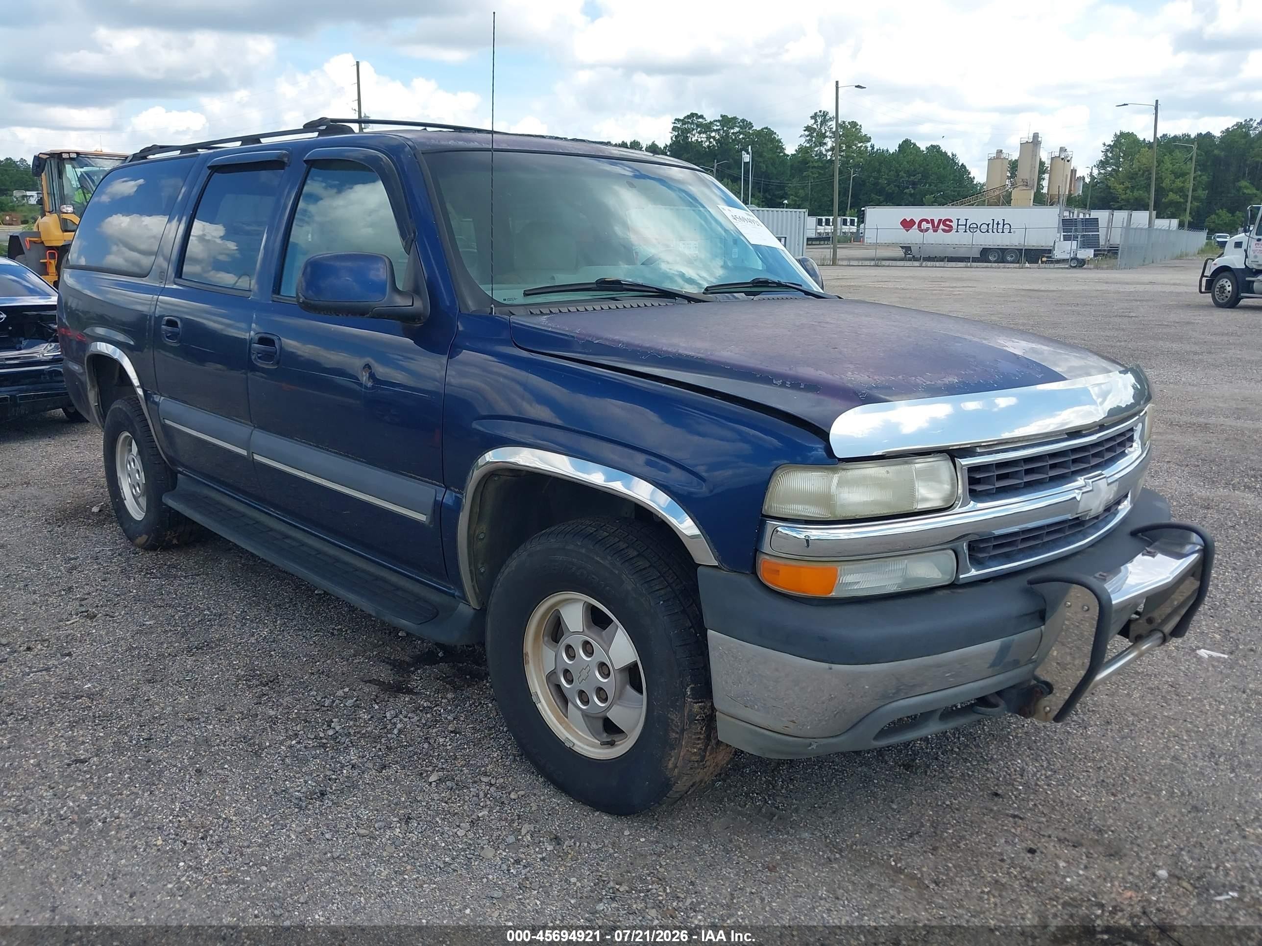 2002 Chevrolet Suburban LS, VIN 3GNEC16Z72G169415 — Normal wear