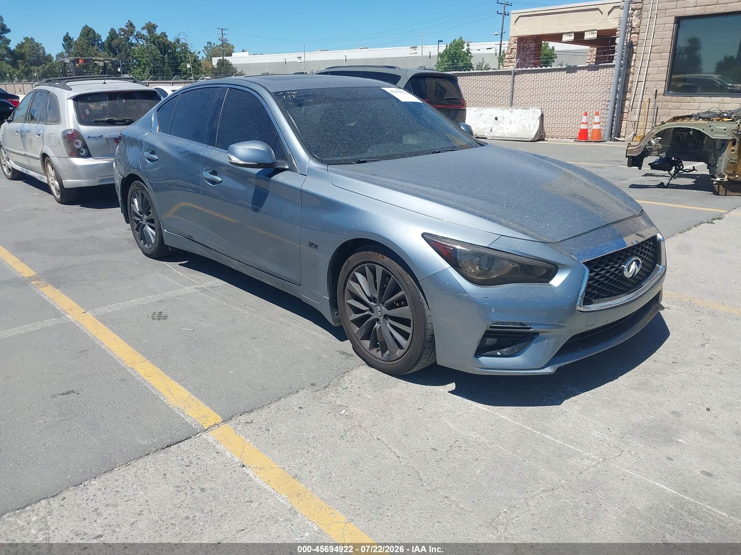 2018 Infiniti Q50 Sport, VIN JN1EV7AP2JM367068 — Side
