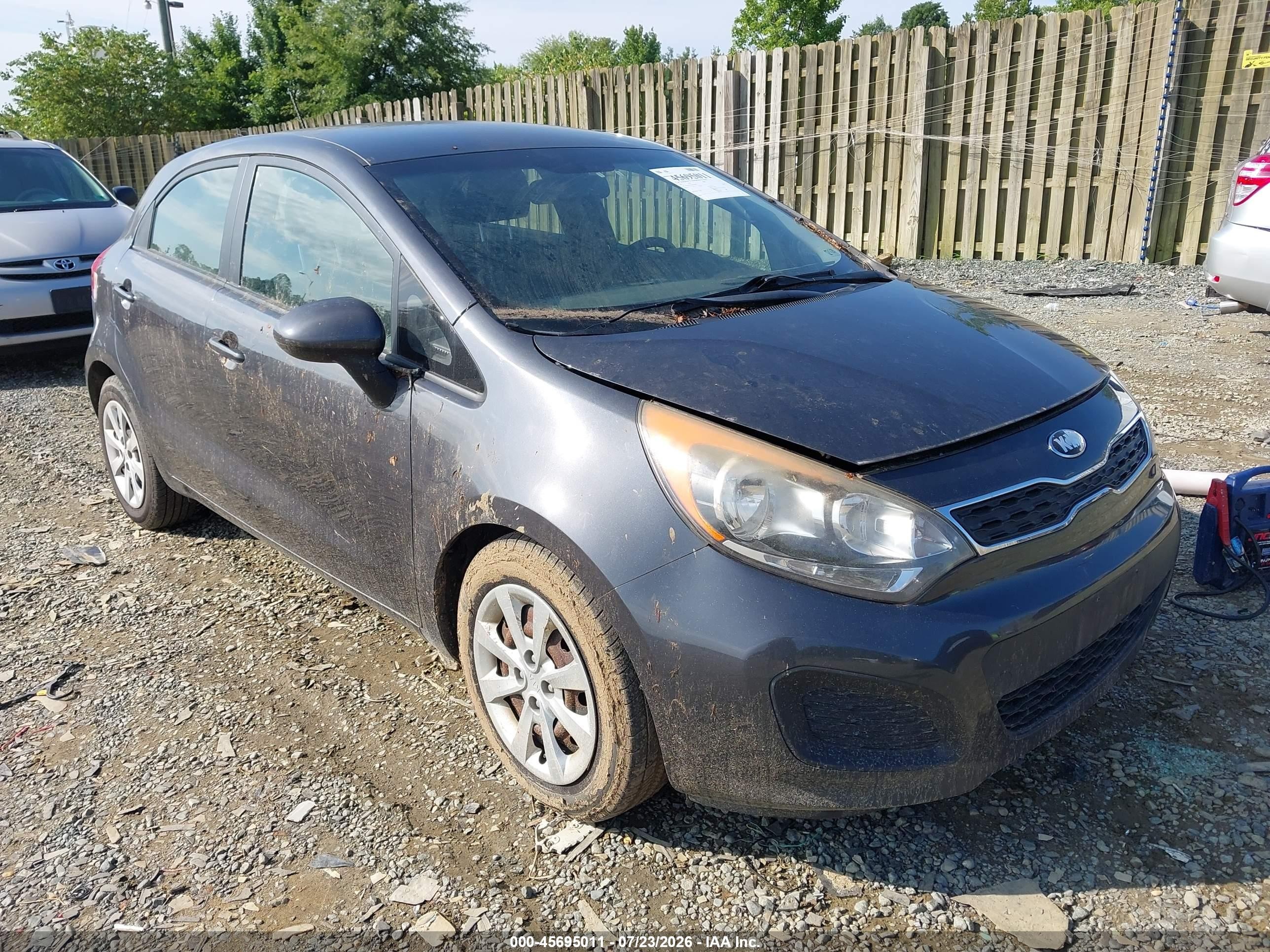 2013 Kia Rio EX, VIN KNADN5A3XD6208380 — Normal wear