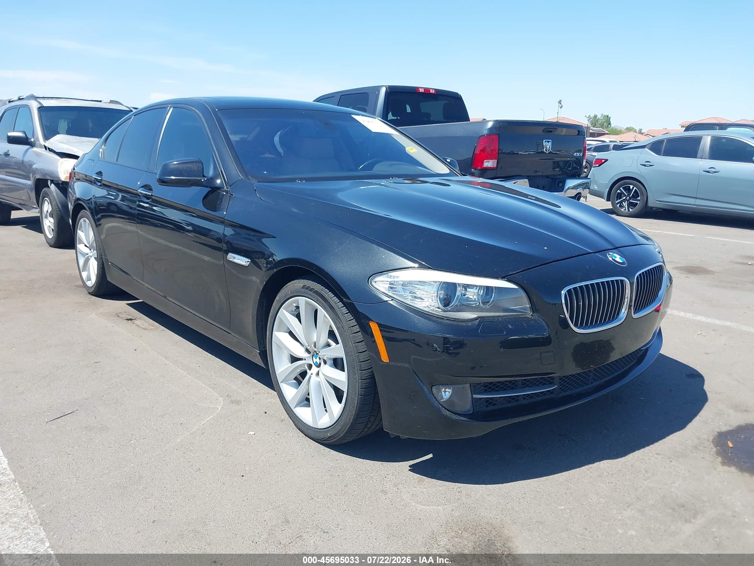 2011 BMW 5 Series 528i, VIN WBAFR1C52BC744789 — Rear end