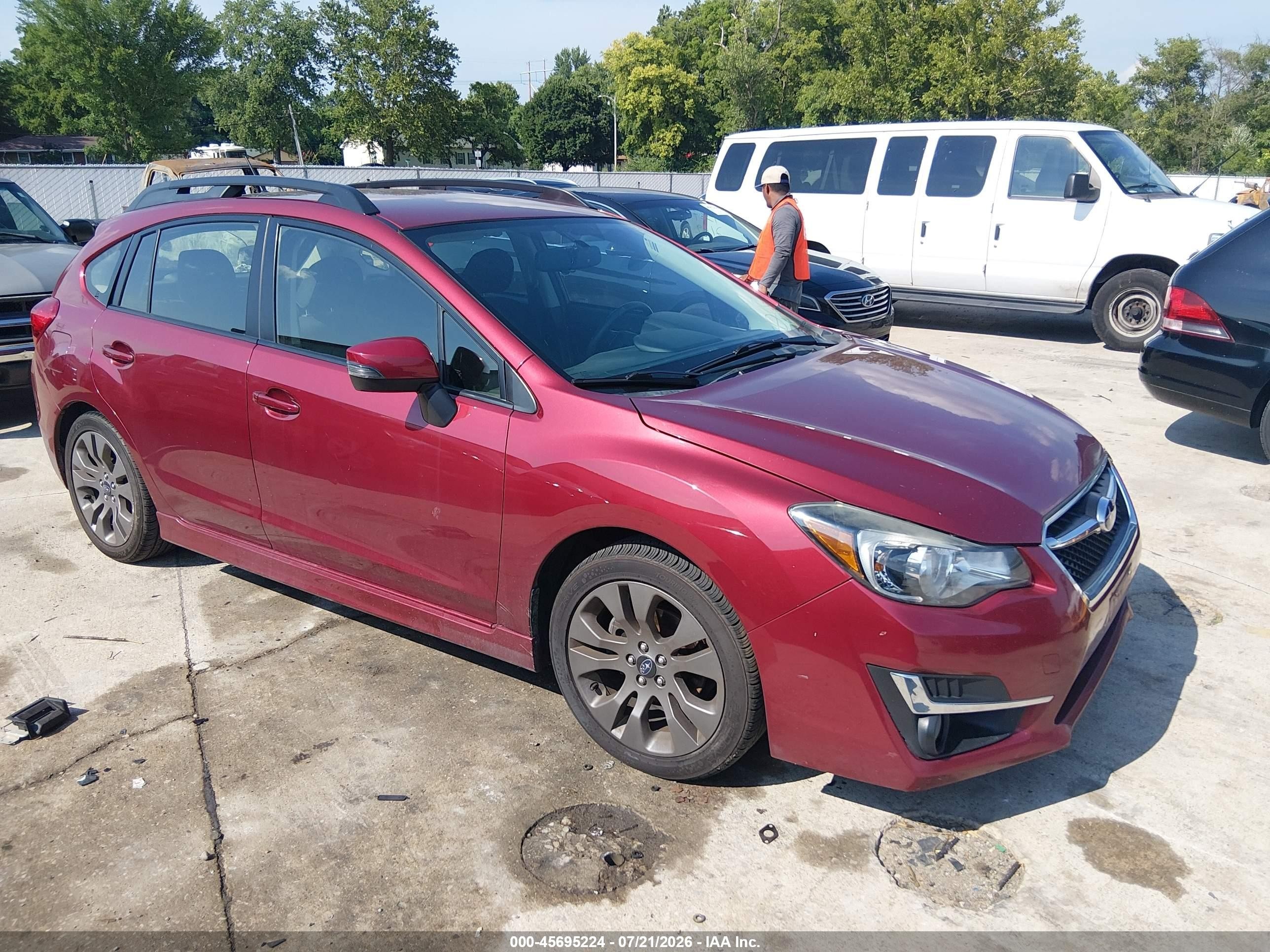 2015 Subaru Impreza Special Sports Premium, VIN JF1GPAT65F8274794 — Normal wear