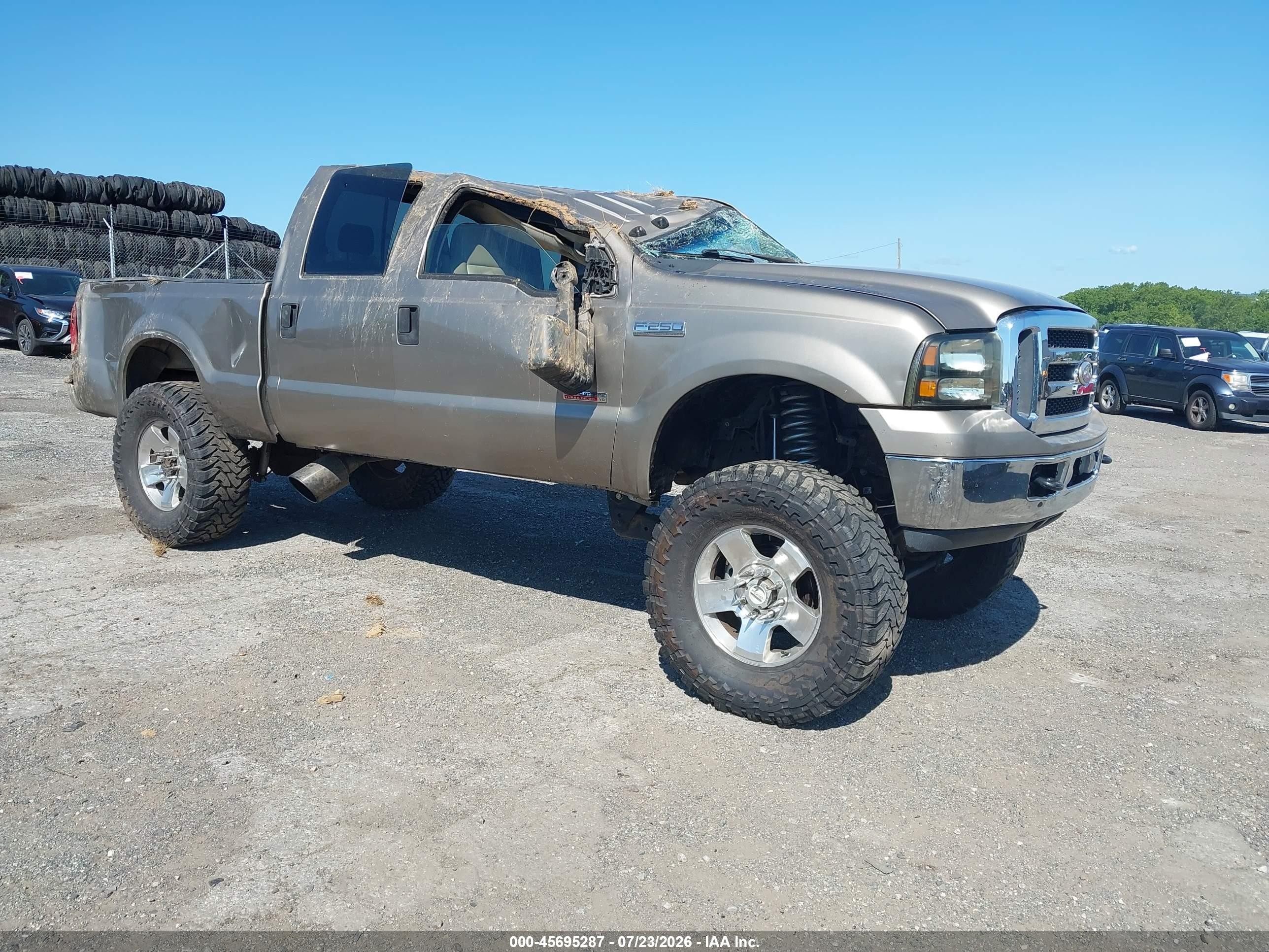 2006 Ford F-250 XL, VIN 1FTSW21P86ED73314 — Roof