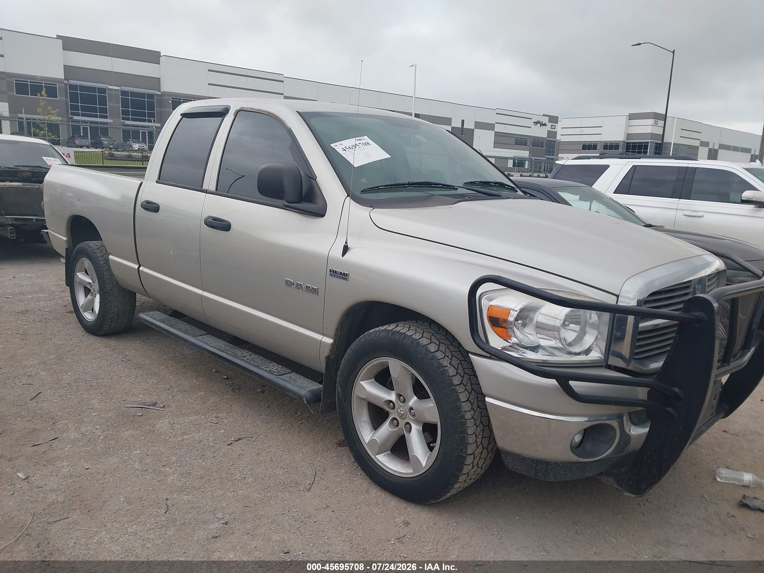 2008 Dodge 1500 Laramie, VIN 1D7HA182X8J241457 — Обычный износ