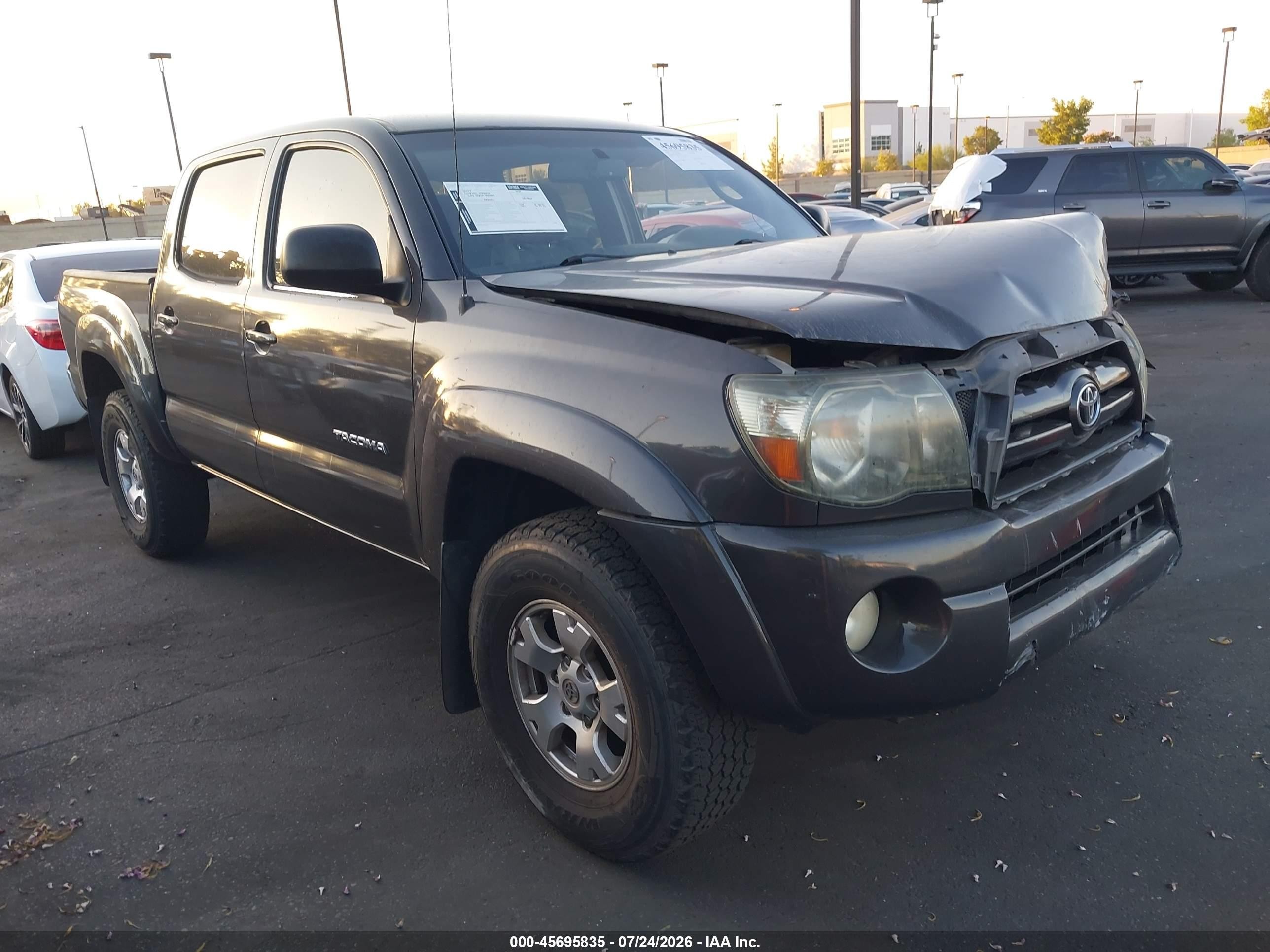 2009 Toyota Tacoma PreRunner, VIN 3TMJU62NX9M091051 — Front end
