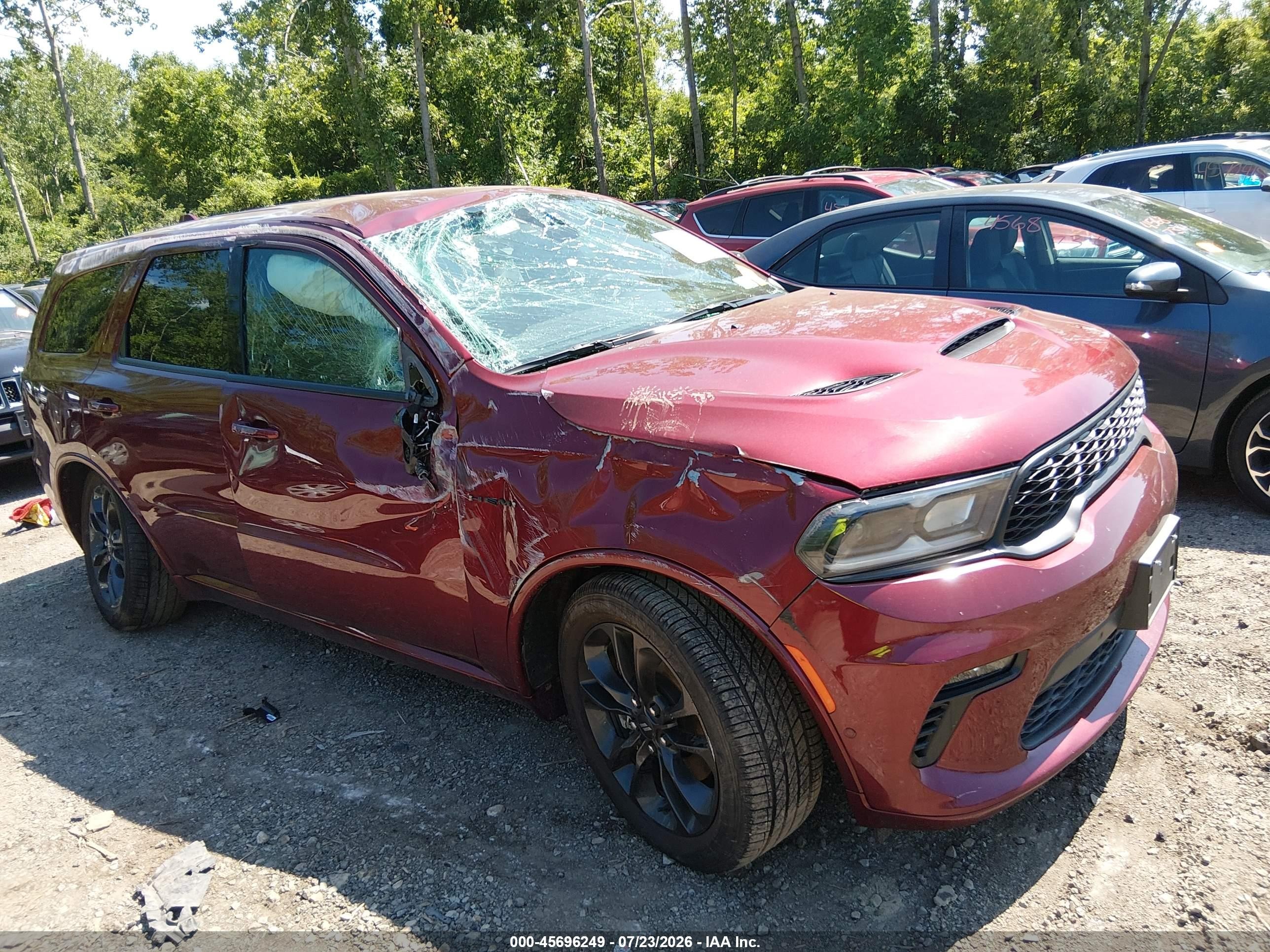 2022 Dodge Durango R/T, VIN 1C4SDJCT5NC206283 — Front end
