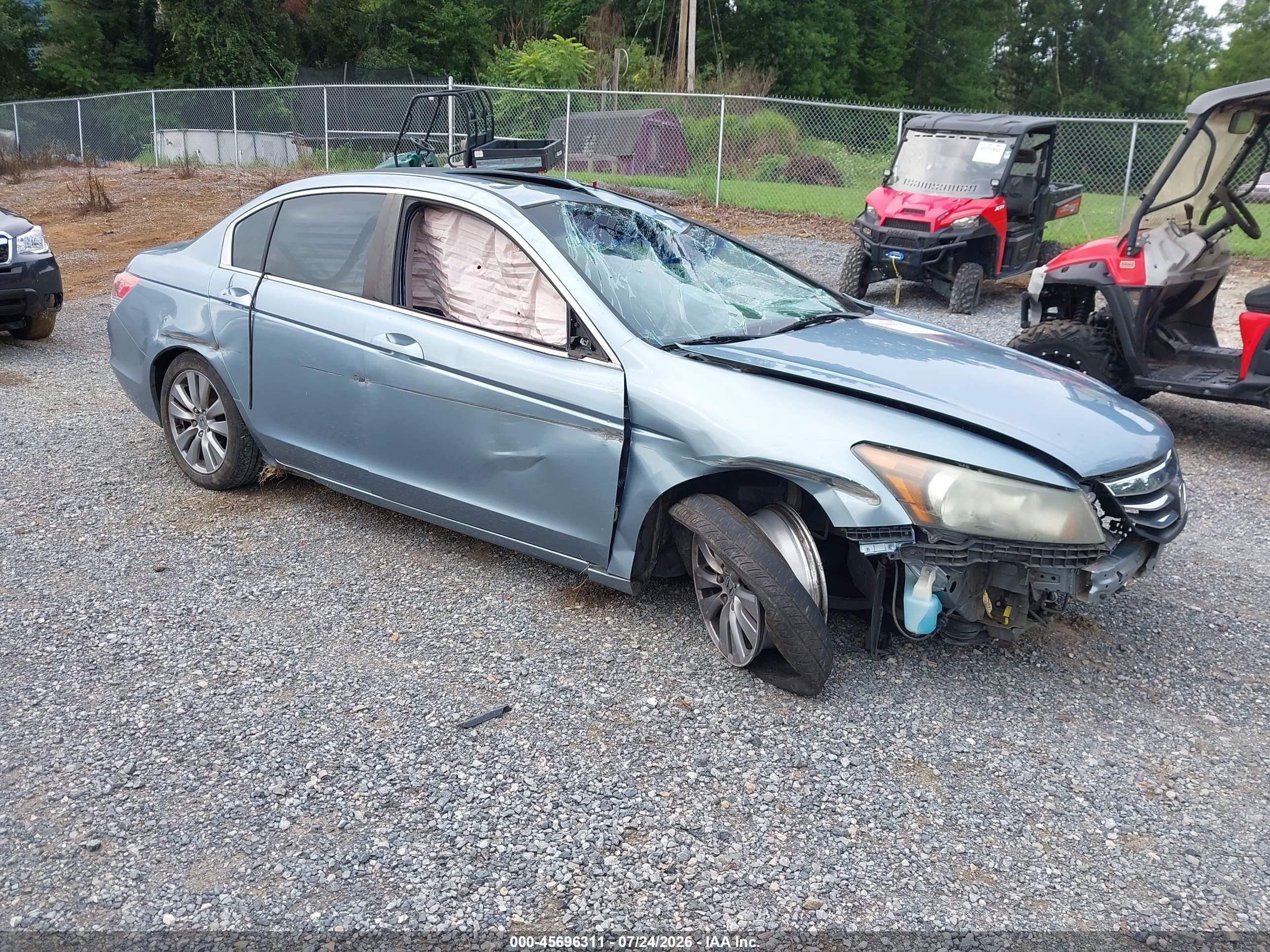 2011 Honda Accord EX-L, VIN 1HGCP2F83BA120729 — Rollover