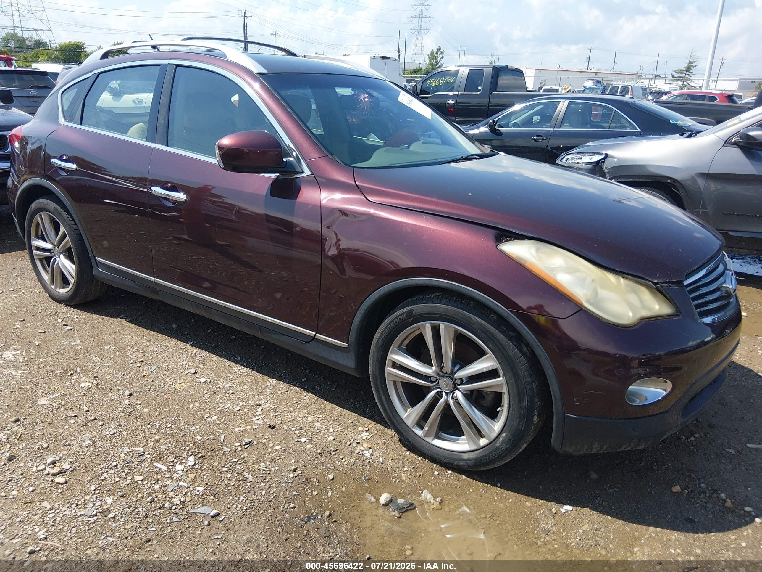 2011 Infiniti EX Journey, VIN JN1AJ0HR0BM851377 — Normal wear