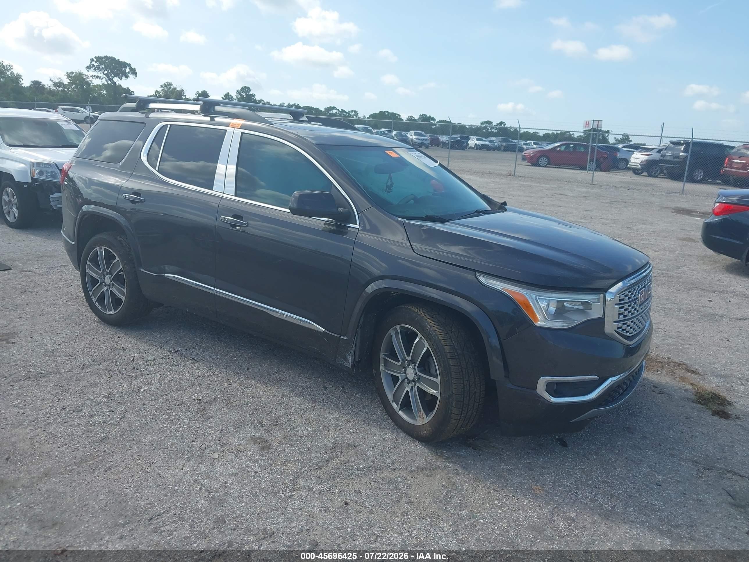 2017 GMC Acadia Denali, VIN 1GKKNPLS6HZ135687 — Biohazard / chemical