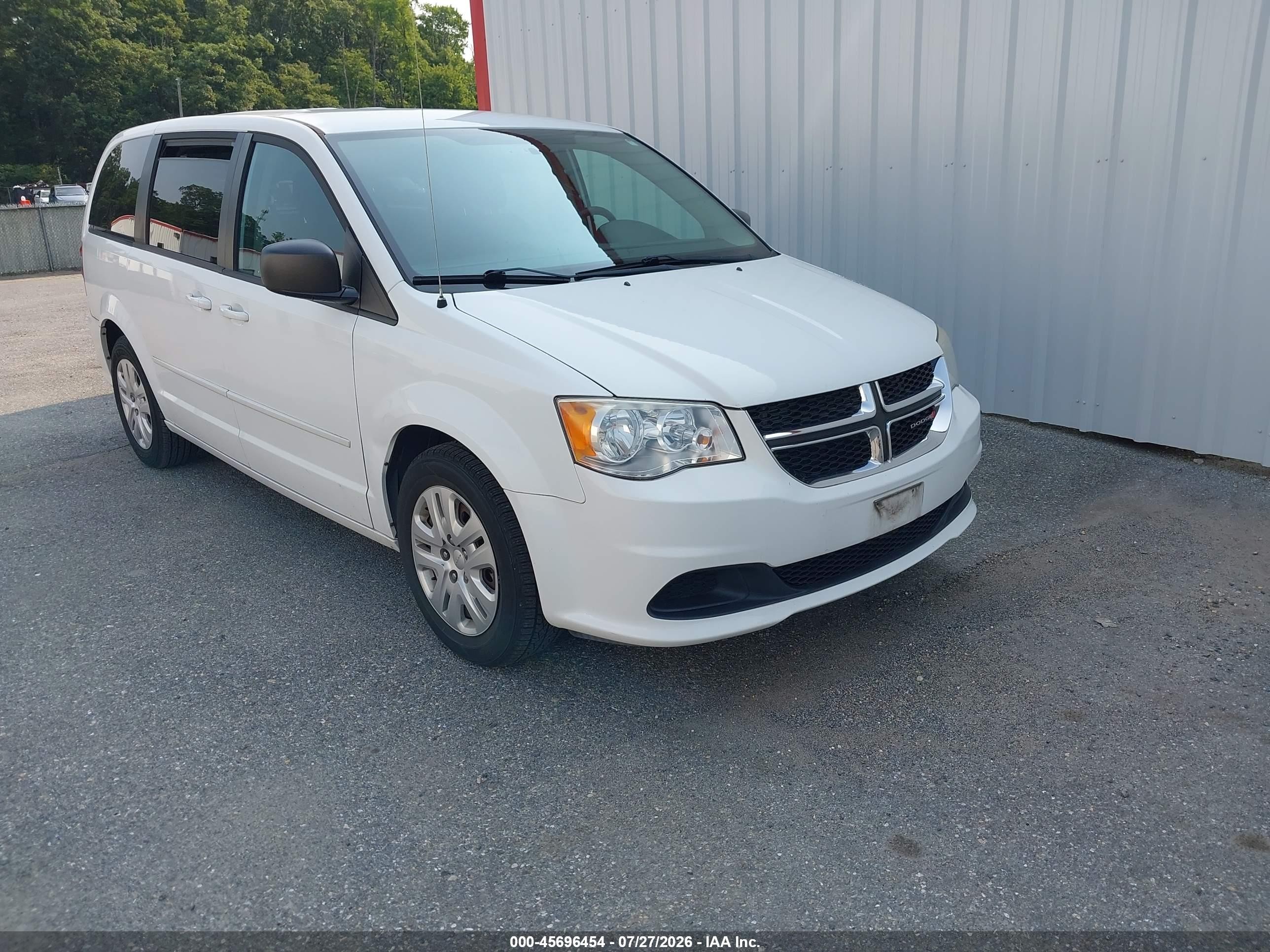 2016 Dodge Grand Caravan American Value, VIN 2C4RDGBG7GR105701 — Обычный износ