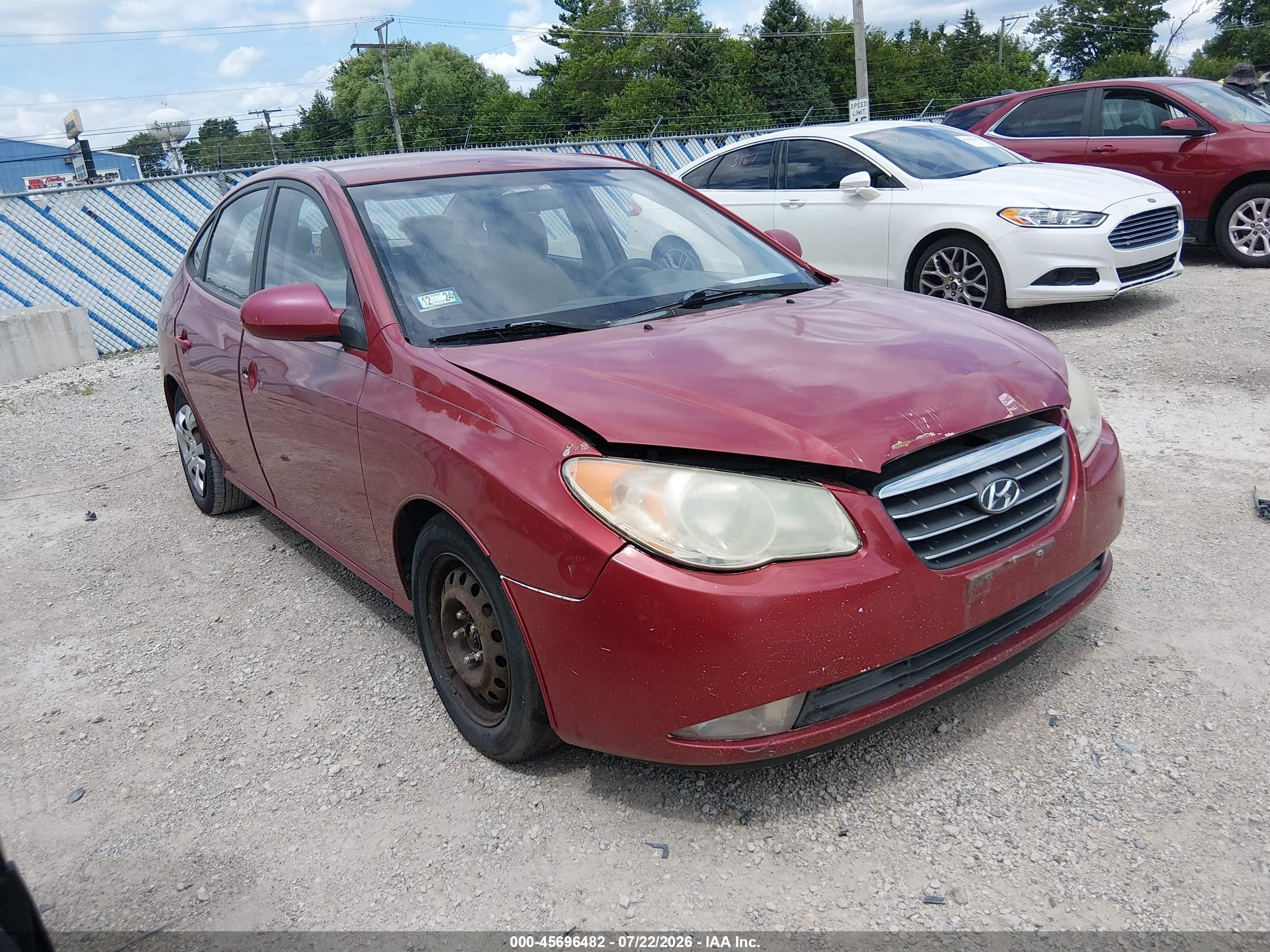 2010 Hyundai Elantra GLS, VIN KMHDU4AD0AU866754 — Normal wear