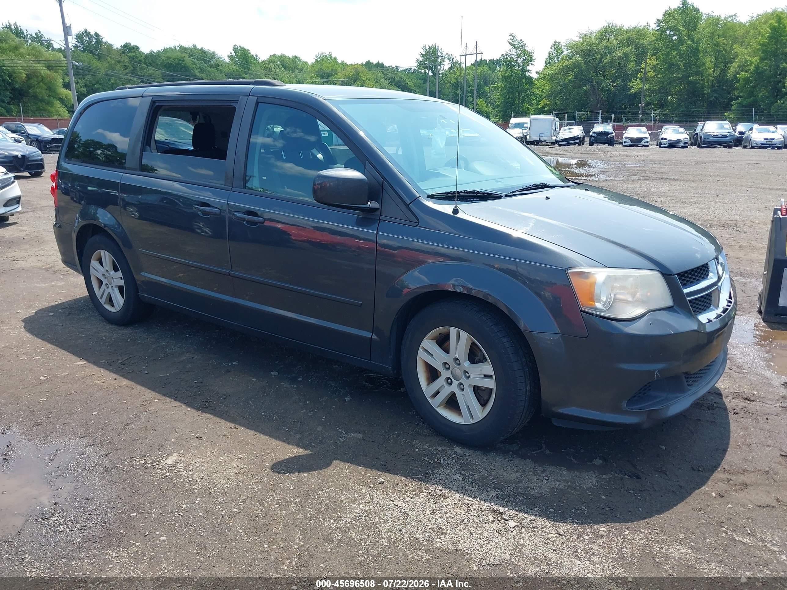 2012 Dodge Grand Caravan SXT, VIN 2C4RDGCG1CR268661 — Water / flood
