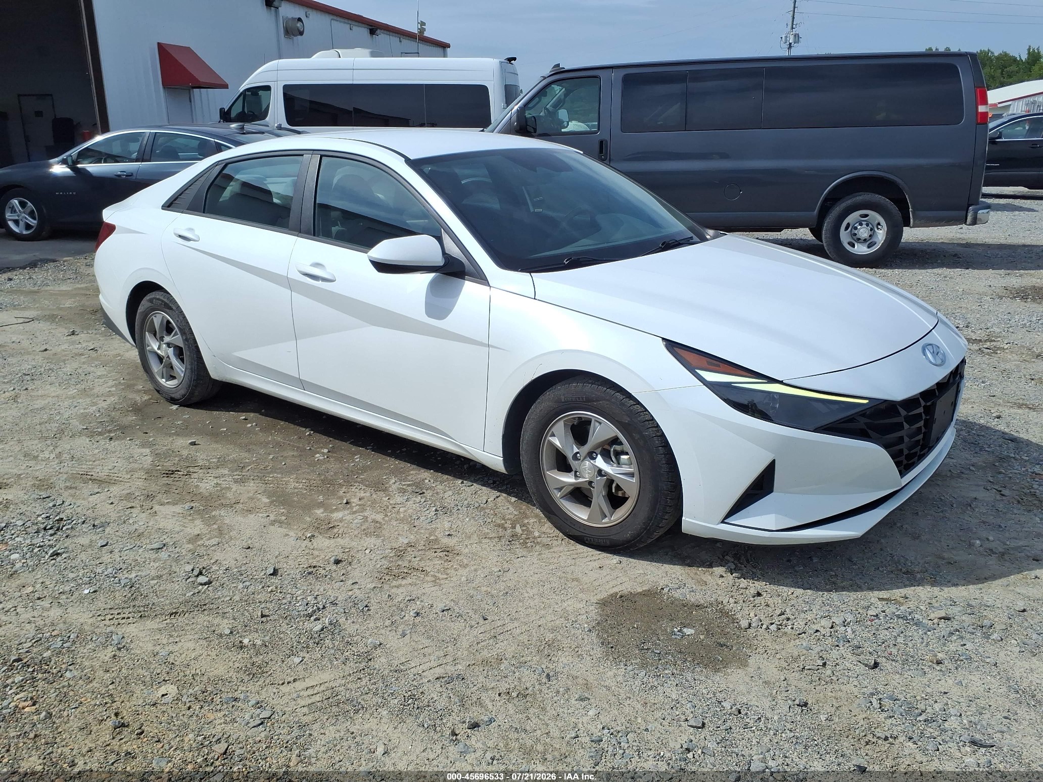 2021 Hyundai Elantra SE, VIN 5NPLL4AG4MH048181 — Normal wear