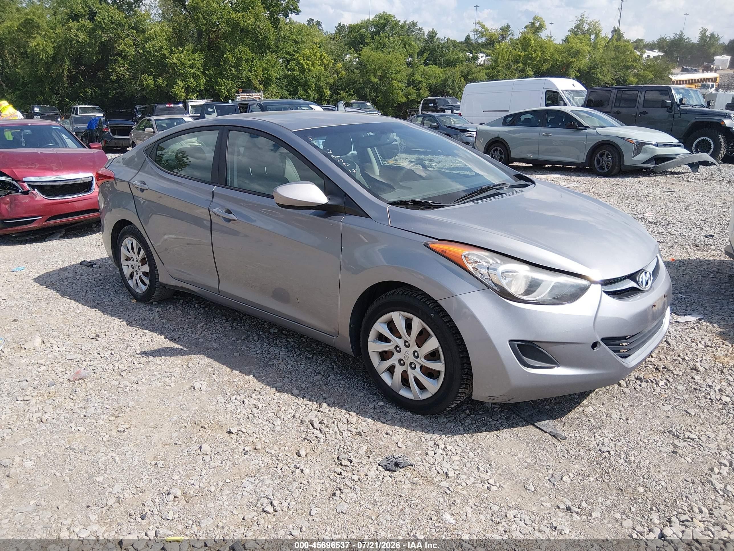 2012 Hyundai Elantra GLS, VIN KMHDH4AE1CU430429 — Normal wear