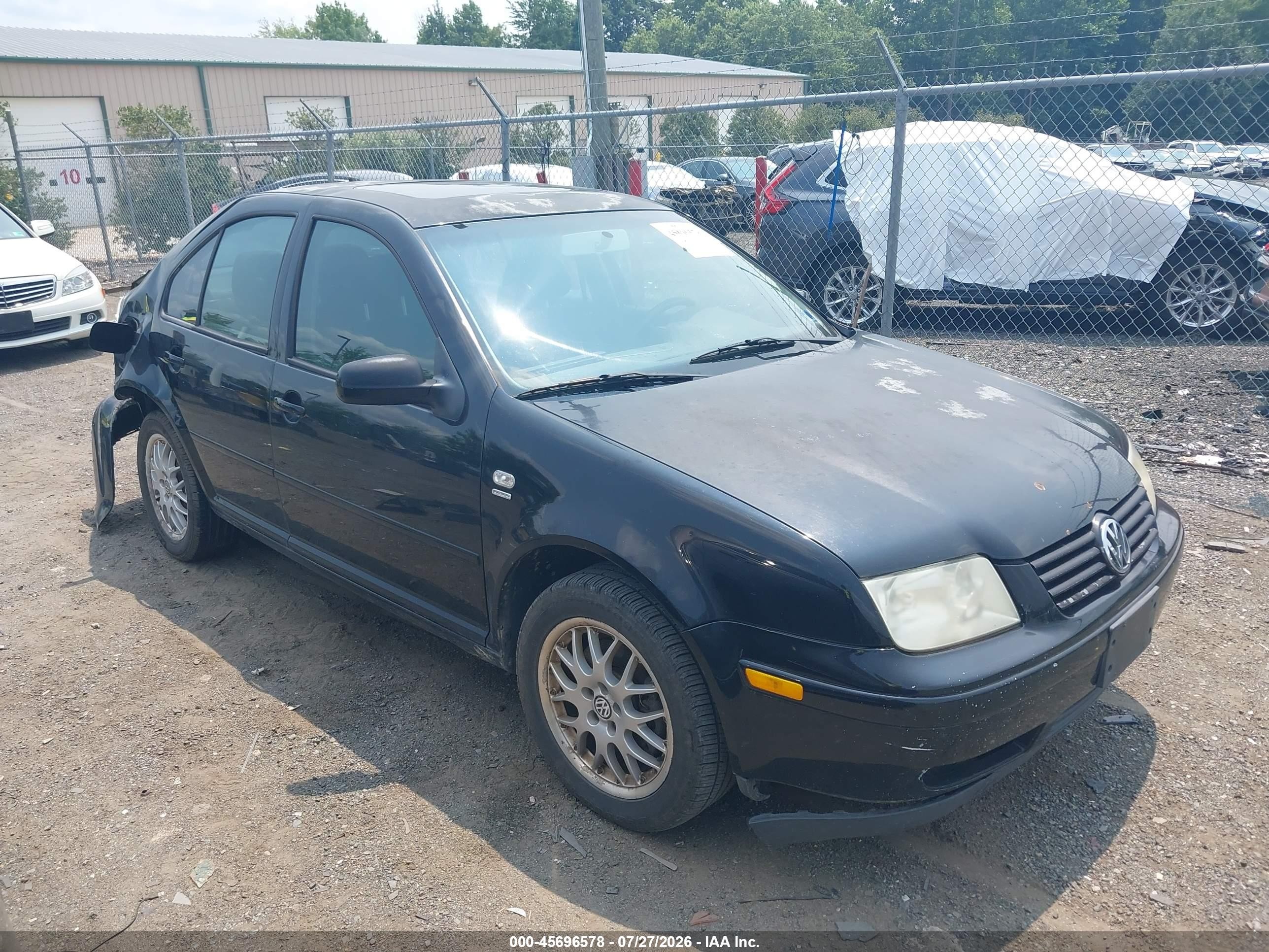 2001 Volkswagen Jetta GLS, VIN 3VWSD69M01M218280 — Зад
