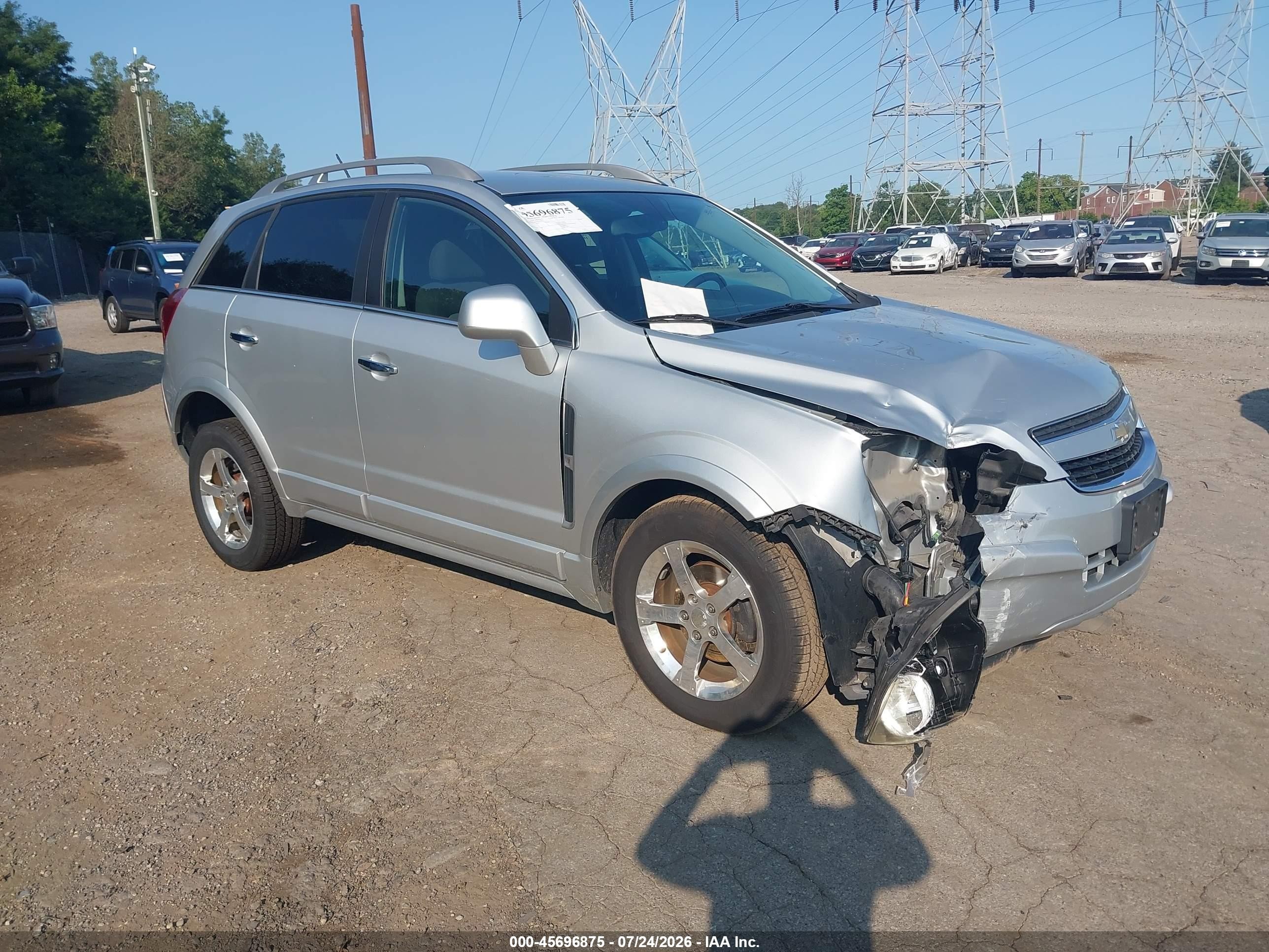 2014 Chevrolet Captiva Sport LT, VIN 3GNAL3EK5ES520967 — Front end