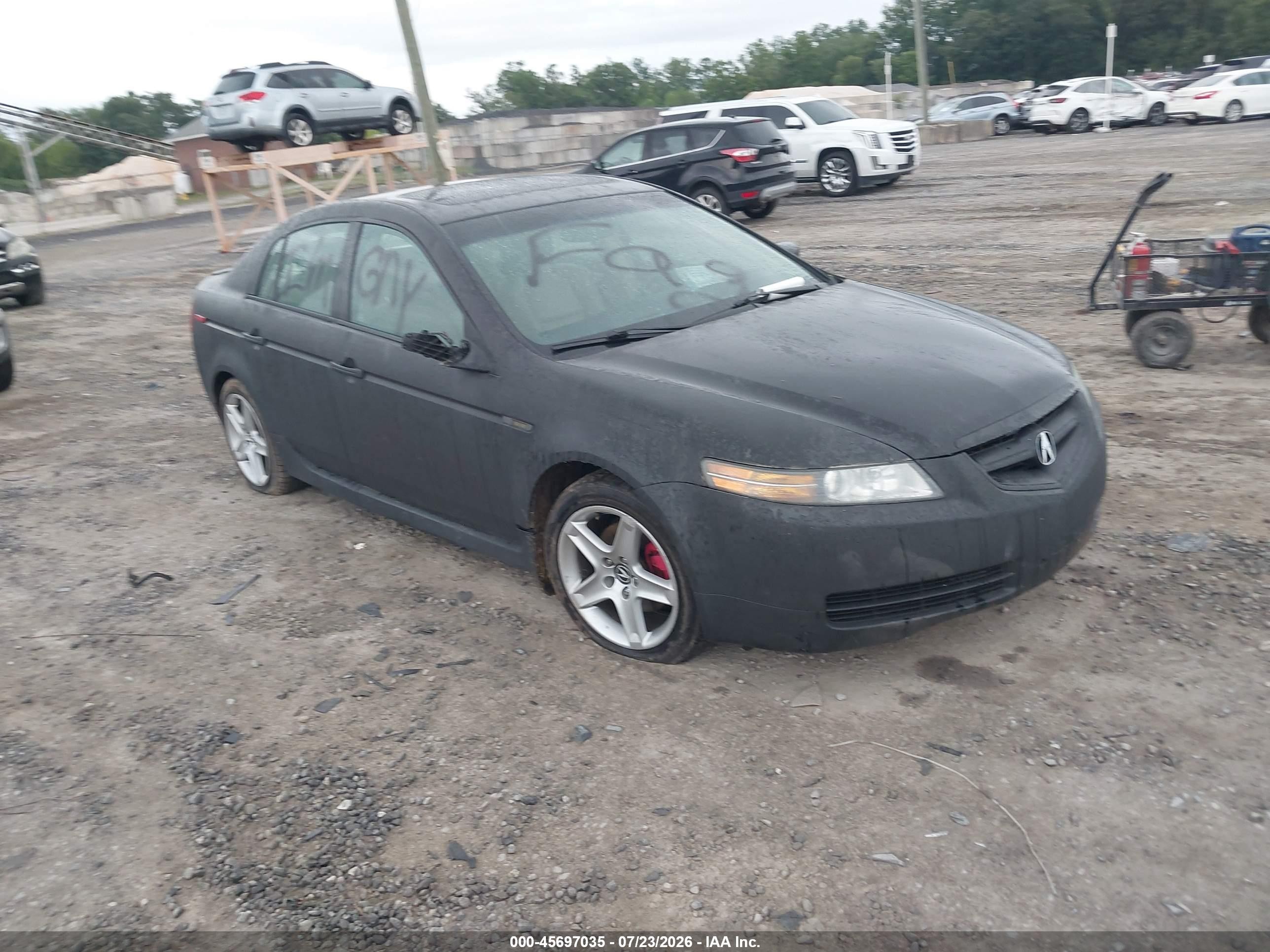 2004 Acura TL, VIN 19UUA66204A009955 — Vandalism