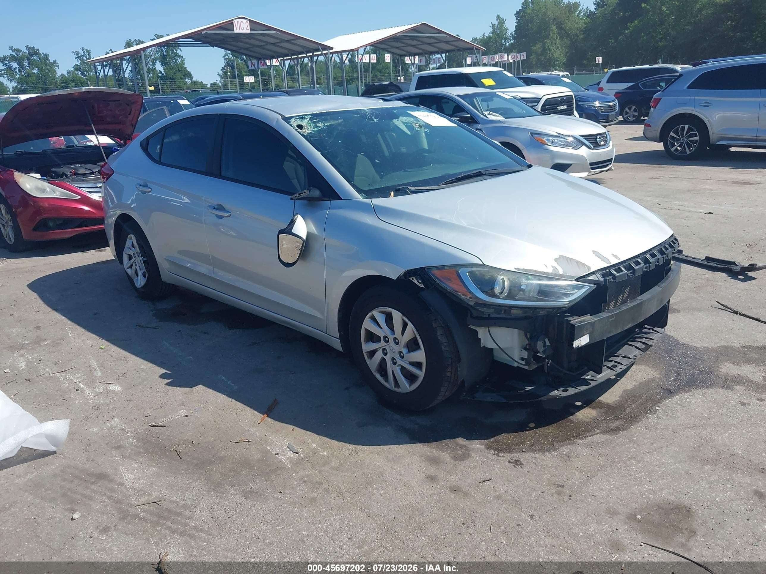 2017 Hyundai Elantra SE, VIN 5NPD74LF2HH155250 — Roof