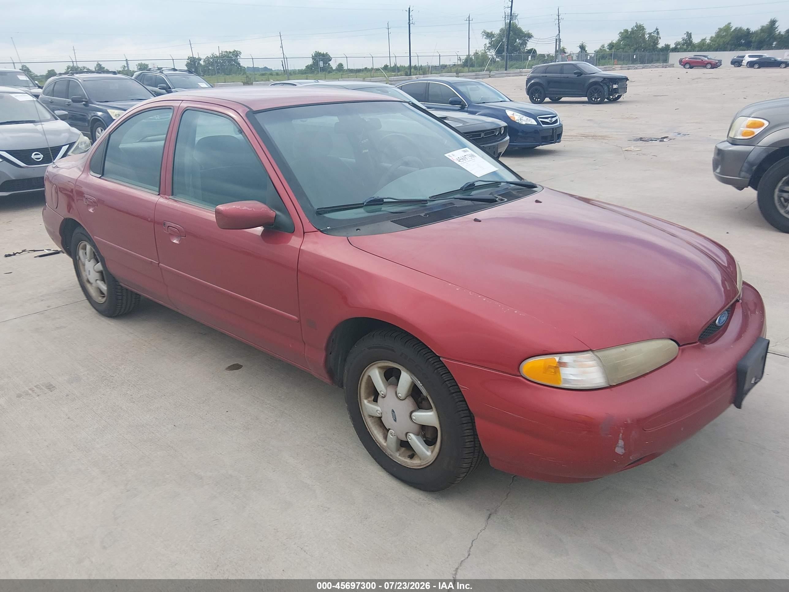 1996 Ford Contour, VIN 1FALP65L5TK198314 — Normal wear