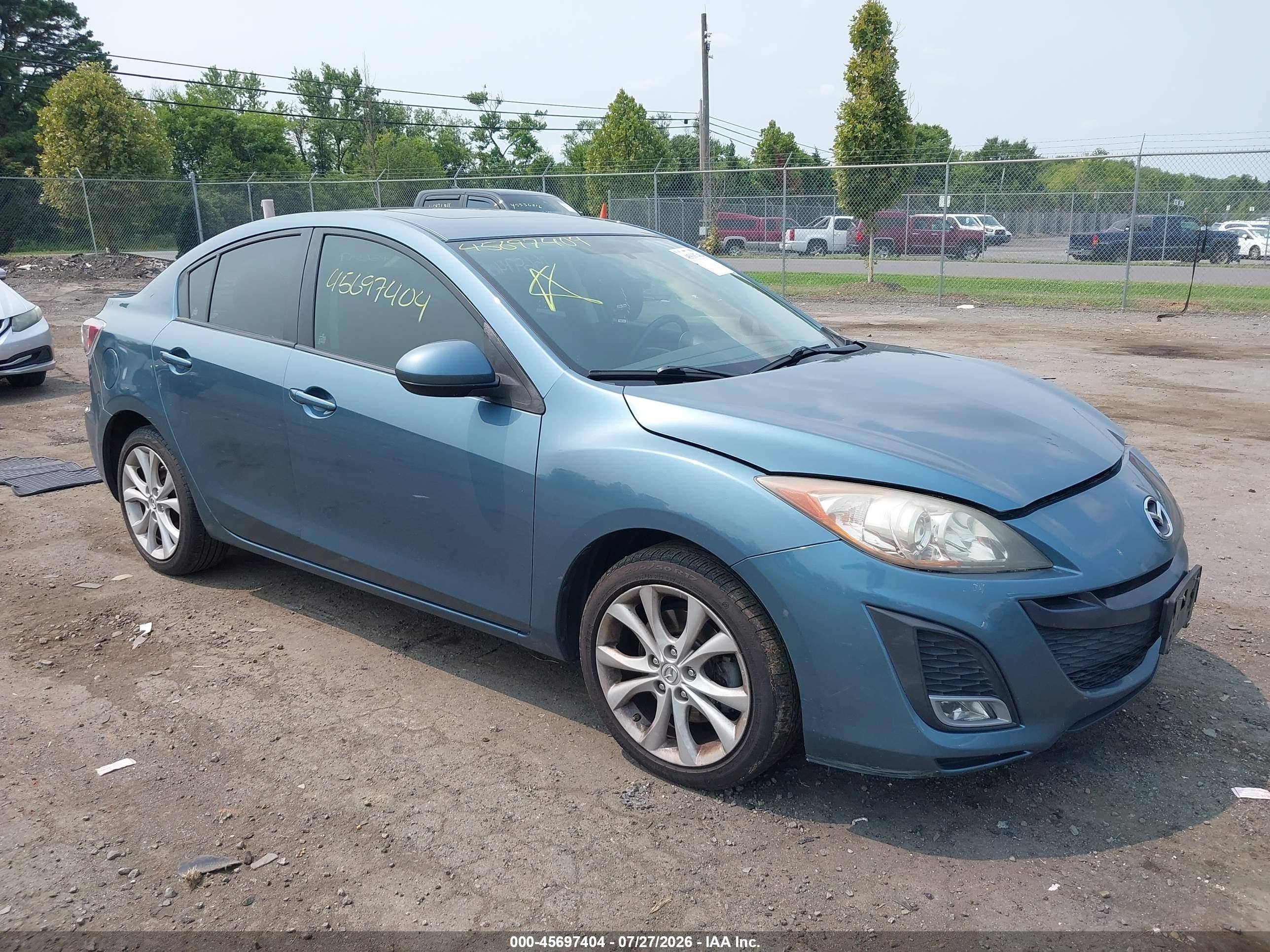 2011 Mazda 3 S Sport, VIN JM1BL1U53B1393680 — Front end