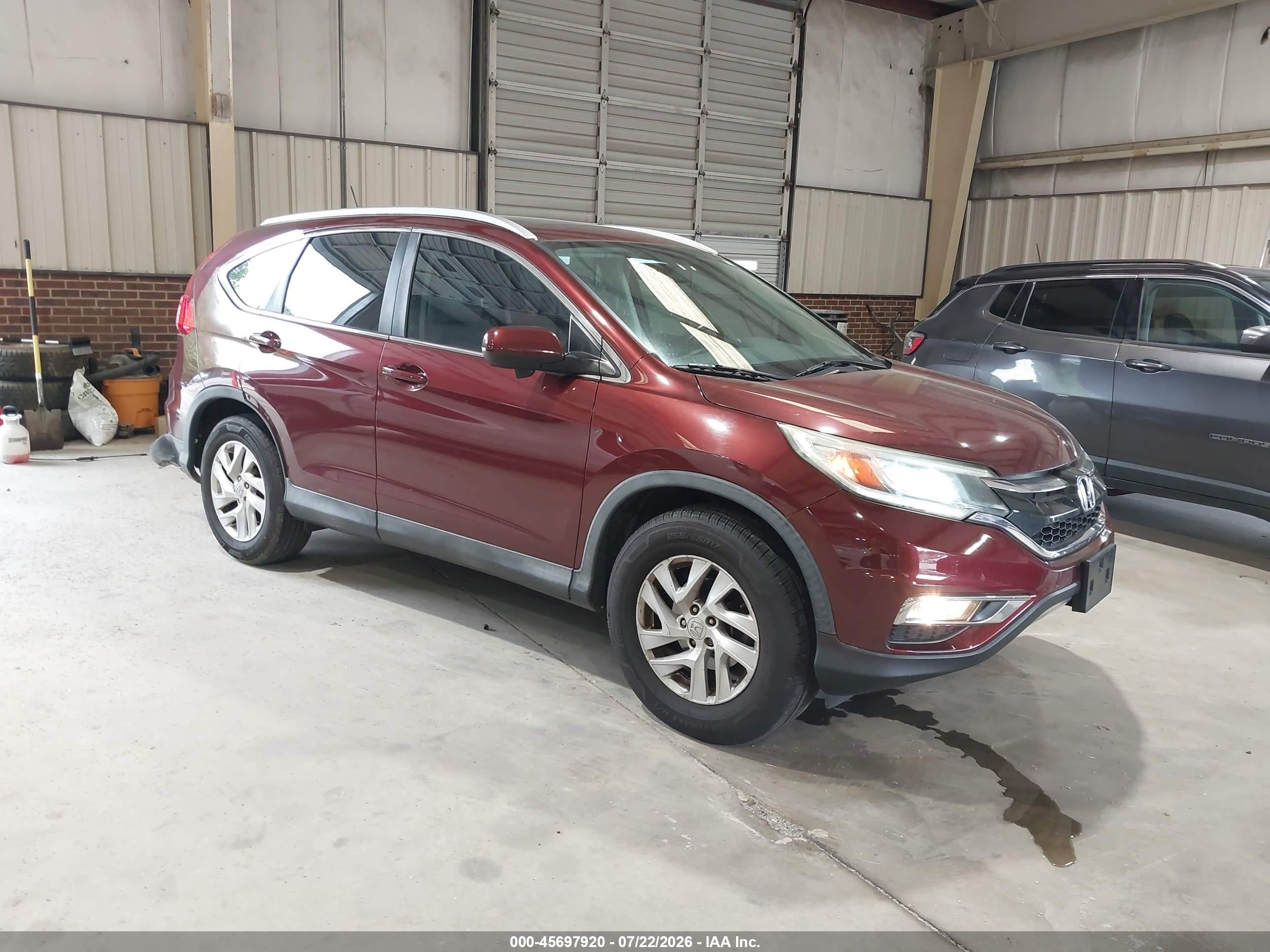 2016 Honda CR-V EX-L, VIN 2HKRM3H70GH511512 — Зад