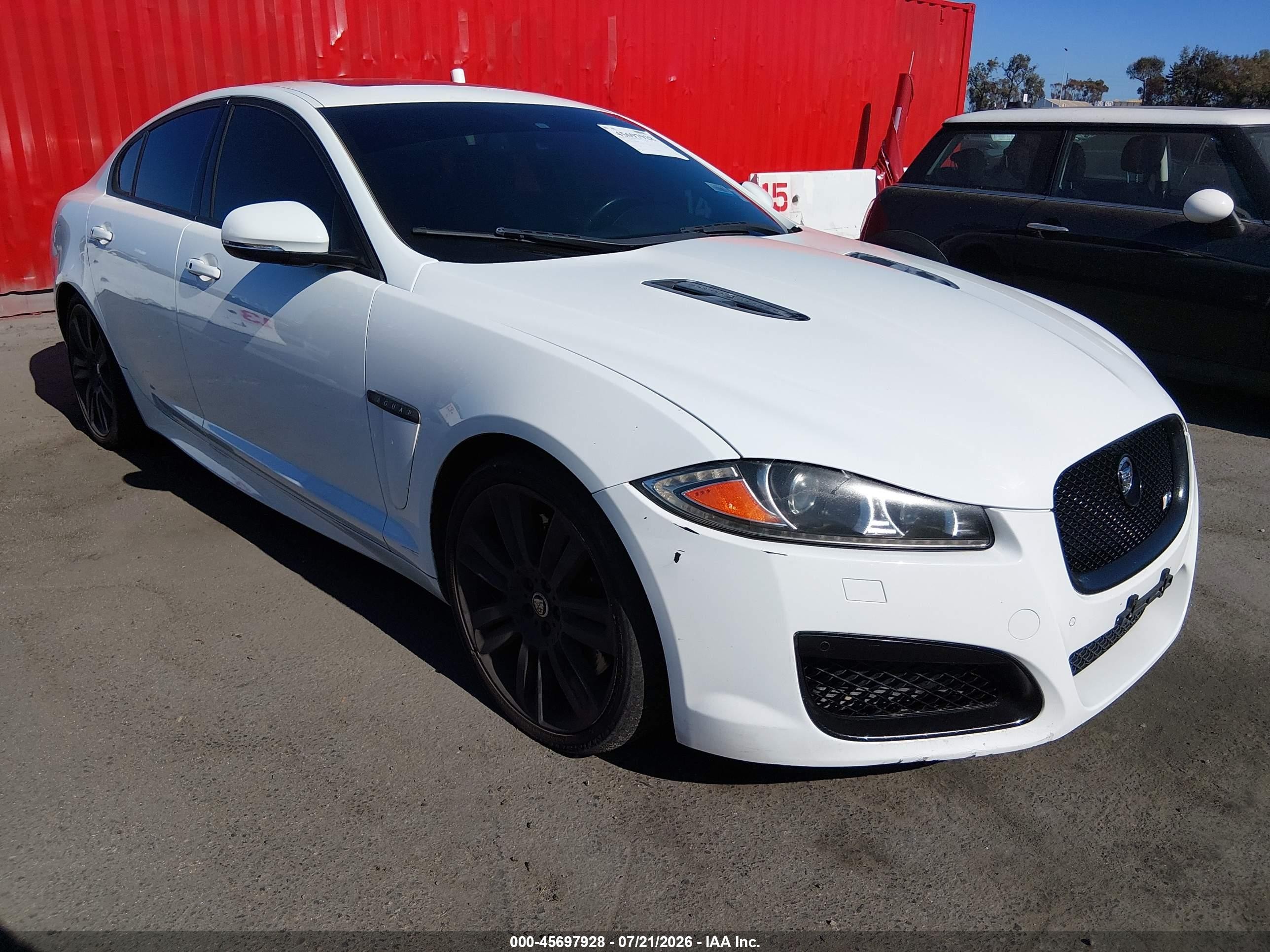 2012 Jaguar XF XFR, VIN SAJWA0JCXCMS38839 — Normal wear