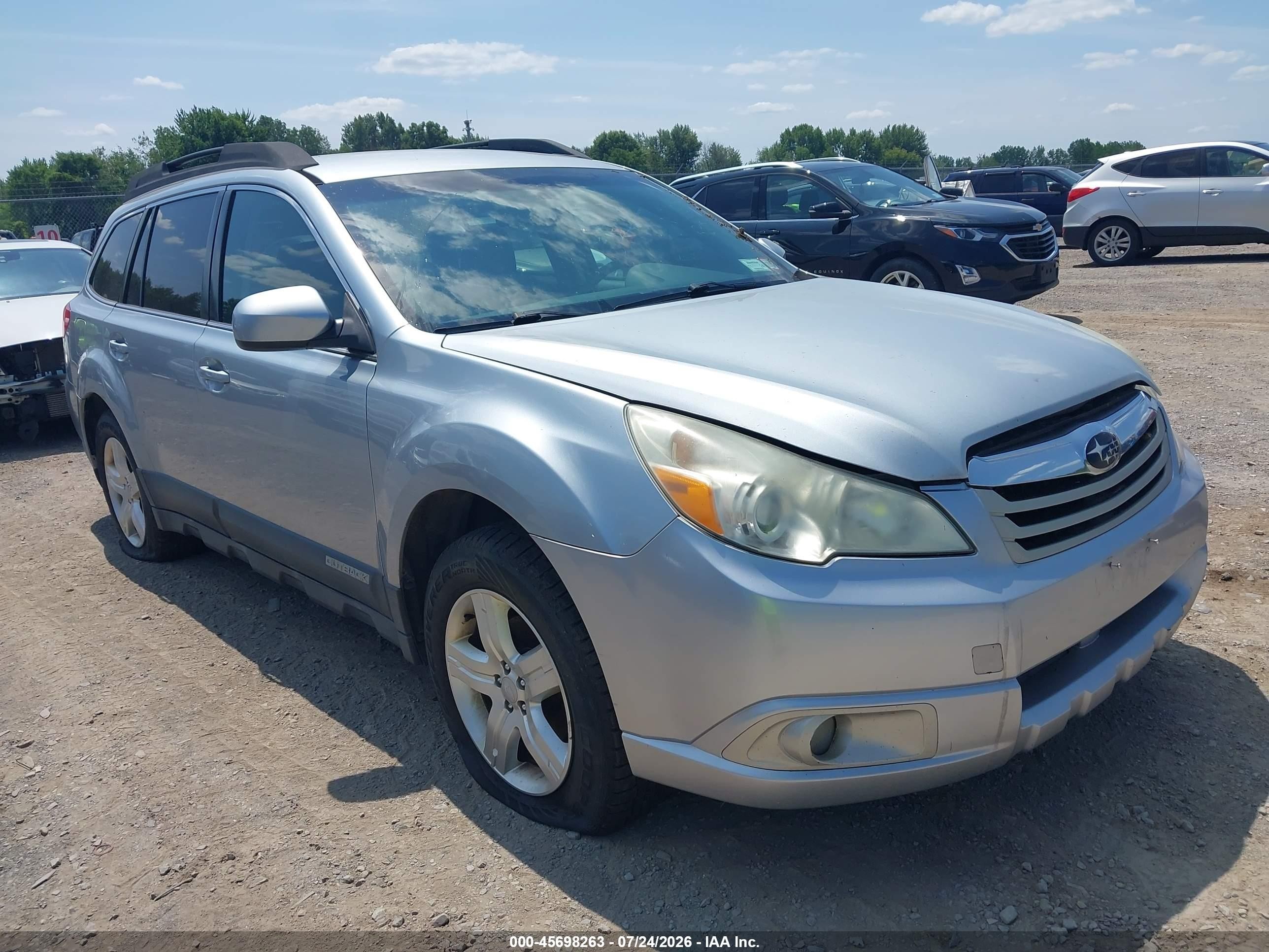 2012 Subaru Outback Limited, VIN 4S4BRBJC4C3255607 — Normal wear