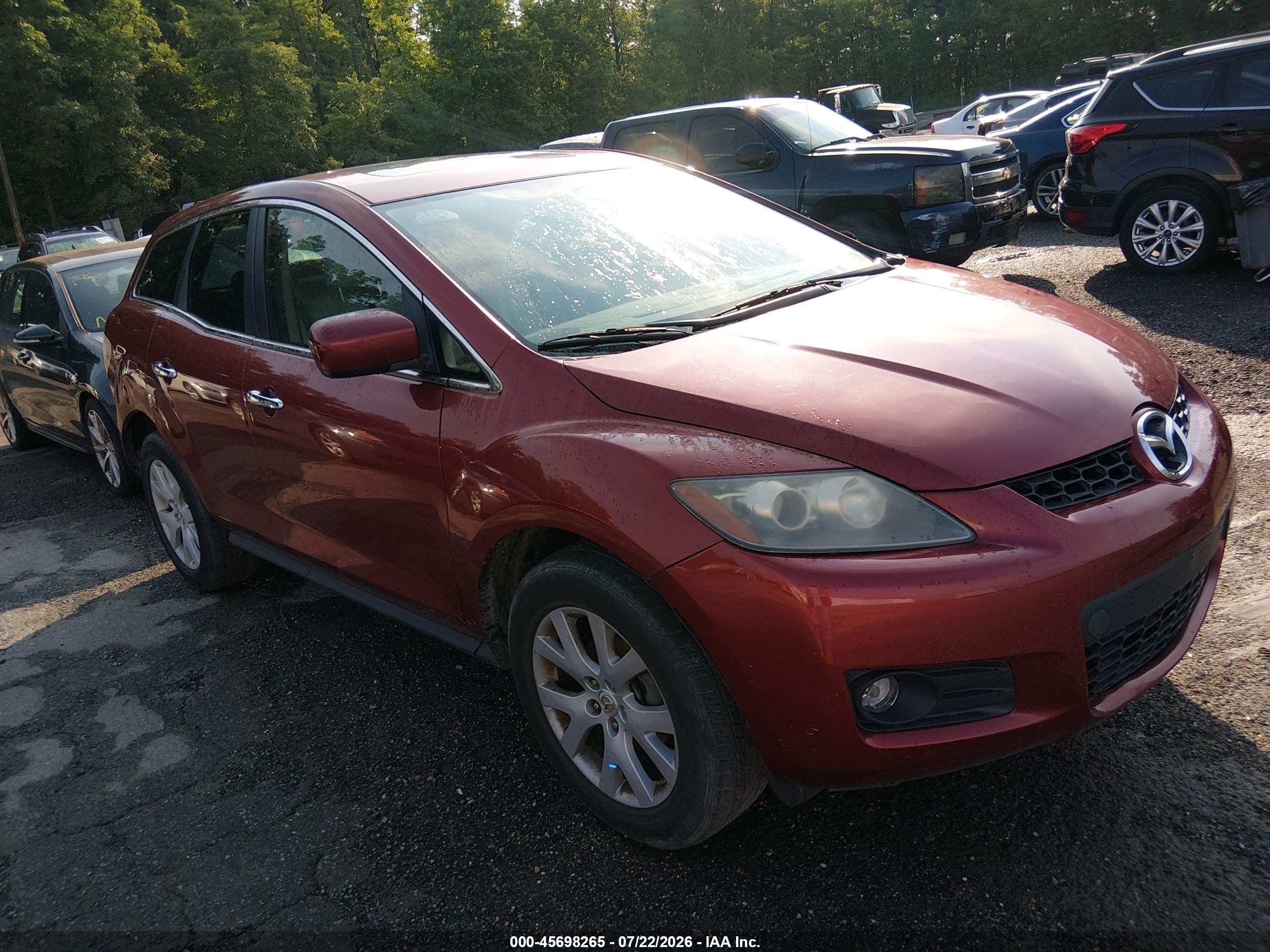 2008 Mazda CX-7 Grand Touring, VIN JM3ER29L980184717 — Normal wear